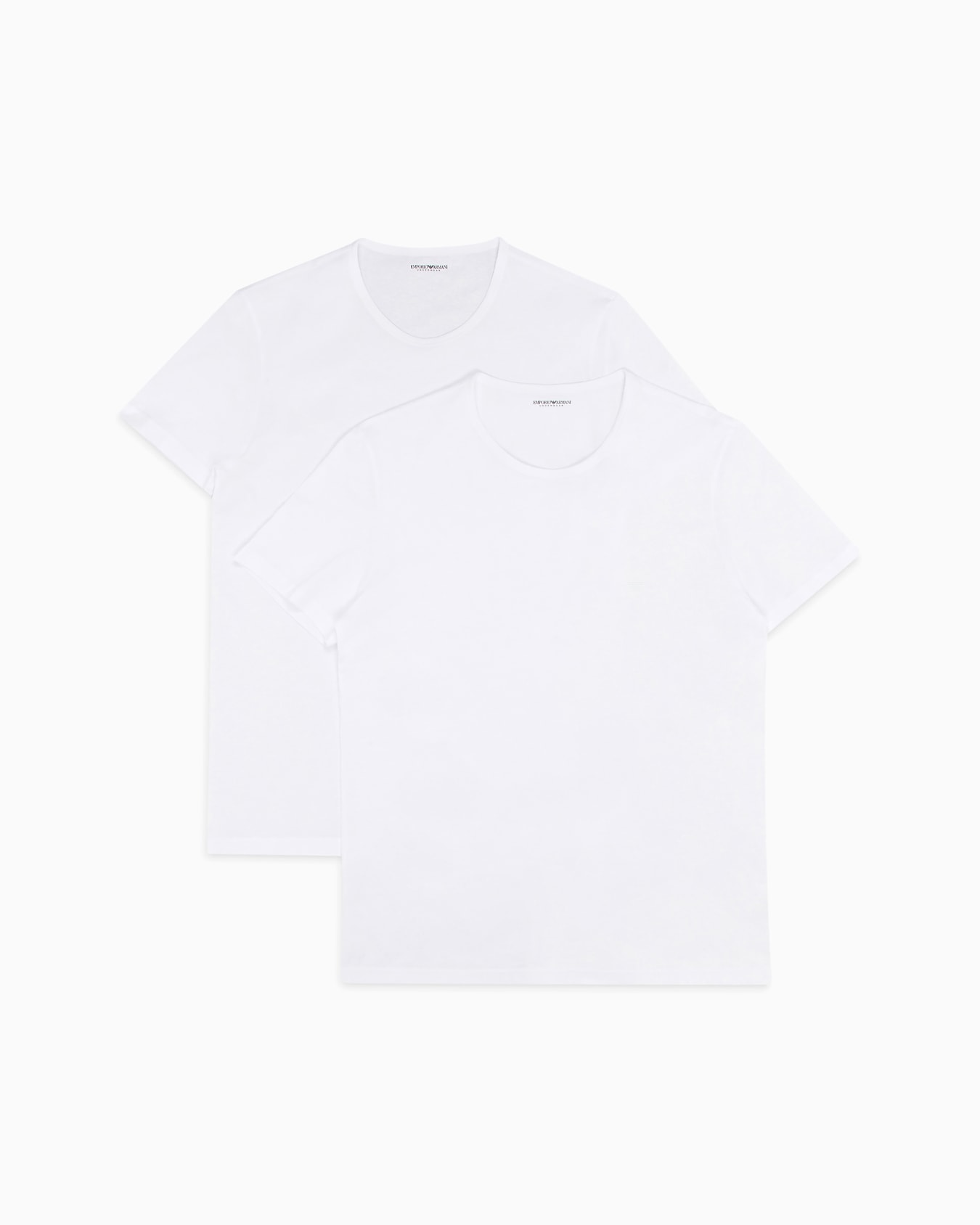 アンダーウェアTシャツ2枚セット ピュアコットン製 レギュラーフィット スライドする 0