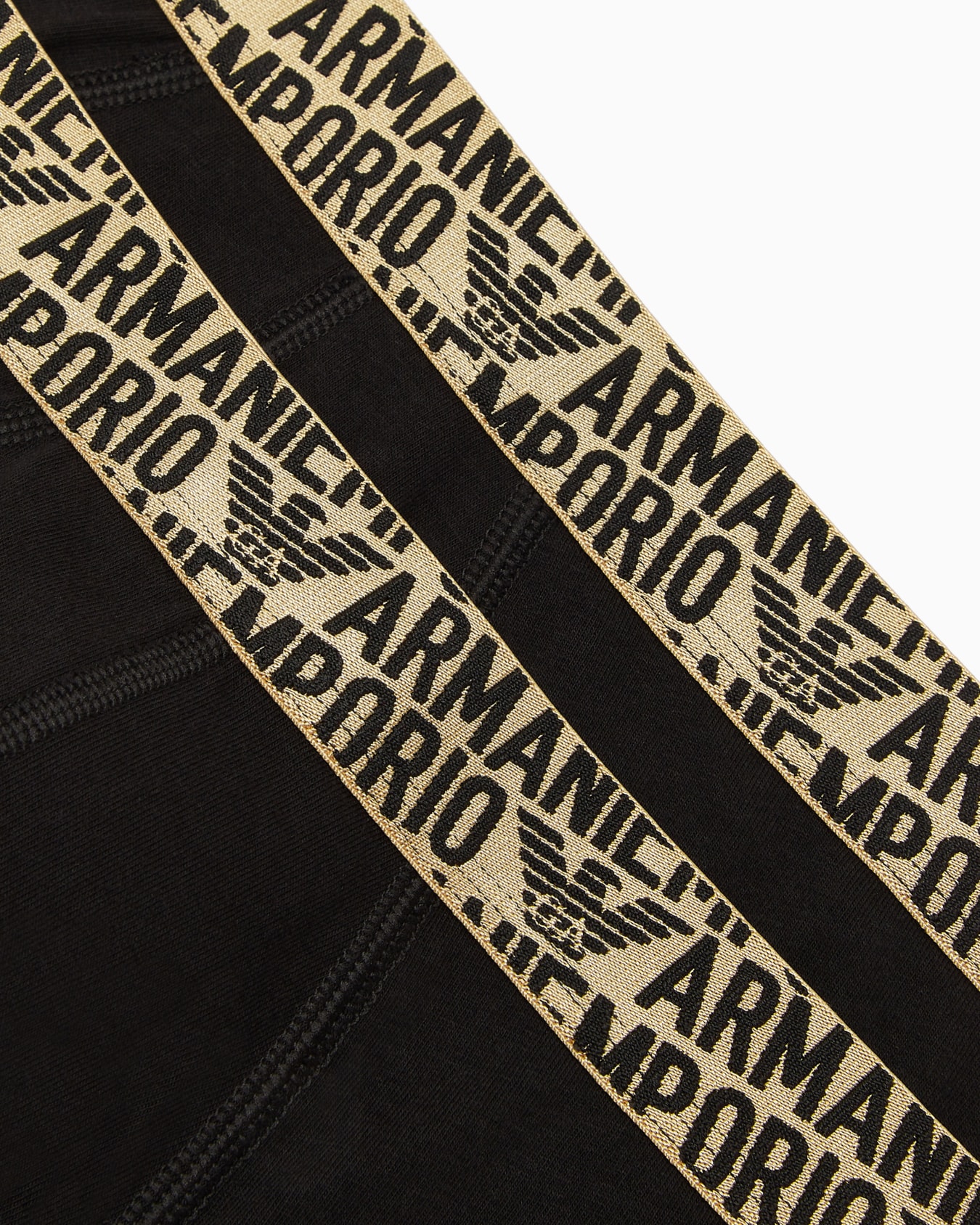 Two-pack of ASV all-over shiny logoband organic-cotton briefs Slide 3