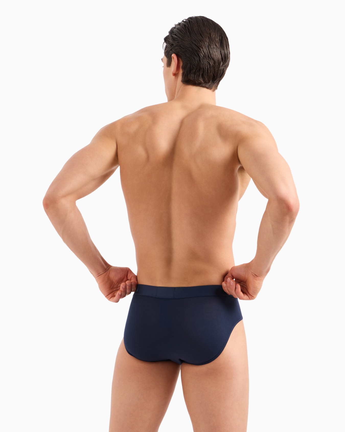 Paquete de dos calzoncillos slip en viscosa ecológica de tacto suave ASV Diapositiva 2