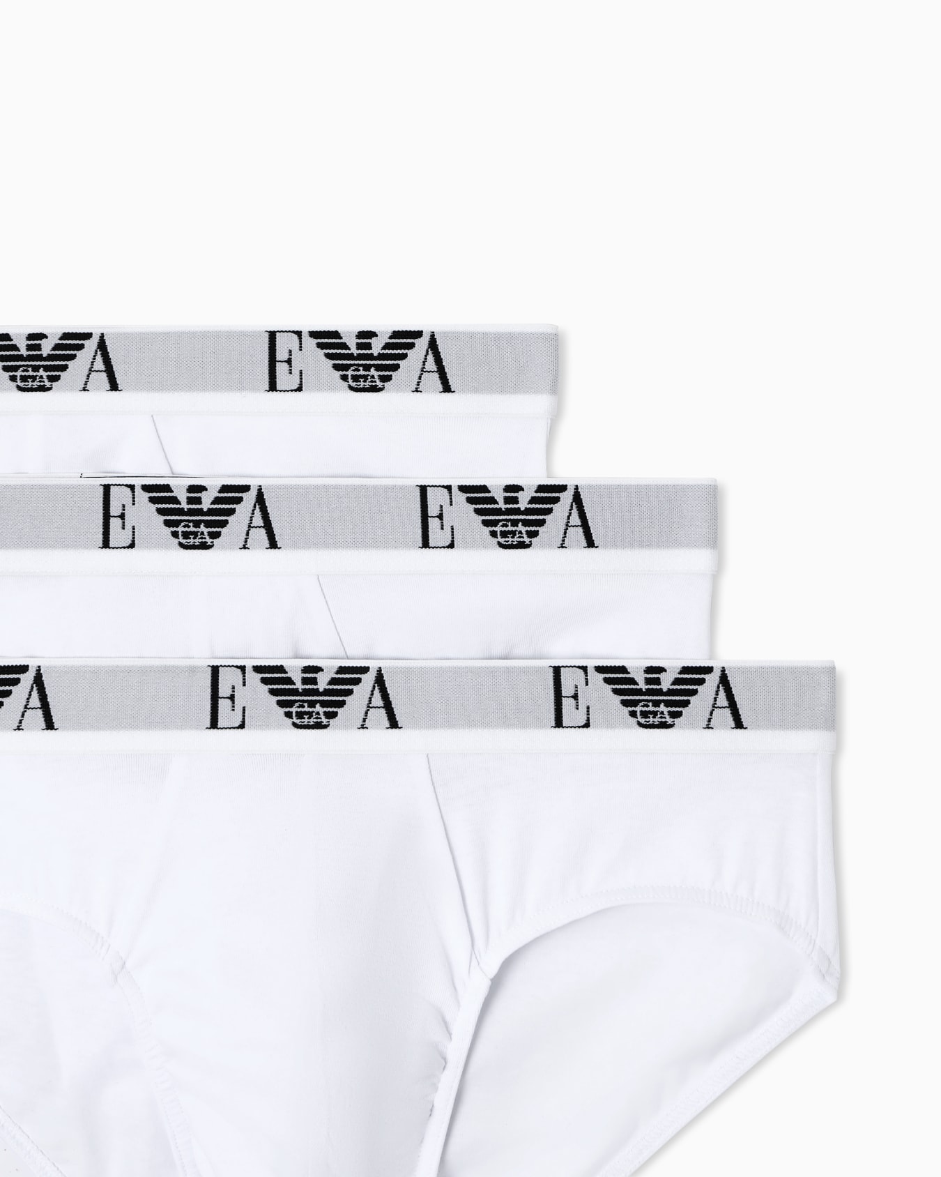 Lot composé de 3 slips avec logo monogramme épuré Diapositive 3