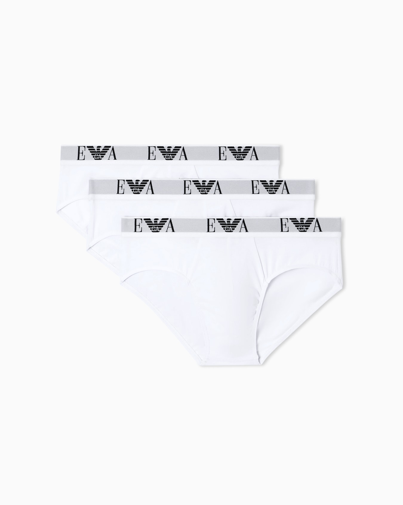 Lot composé de 3 slips avec logo monogramme épuré Diapositive 0