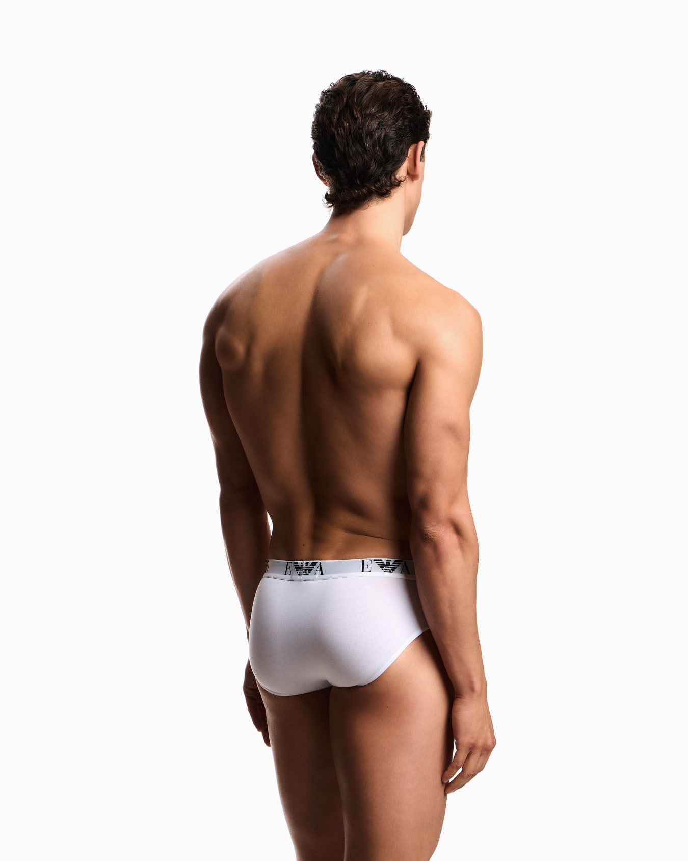 Lot composé de 3 slips avec logo monogramme épuré Diapositive 2