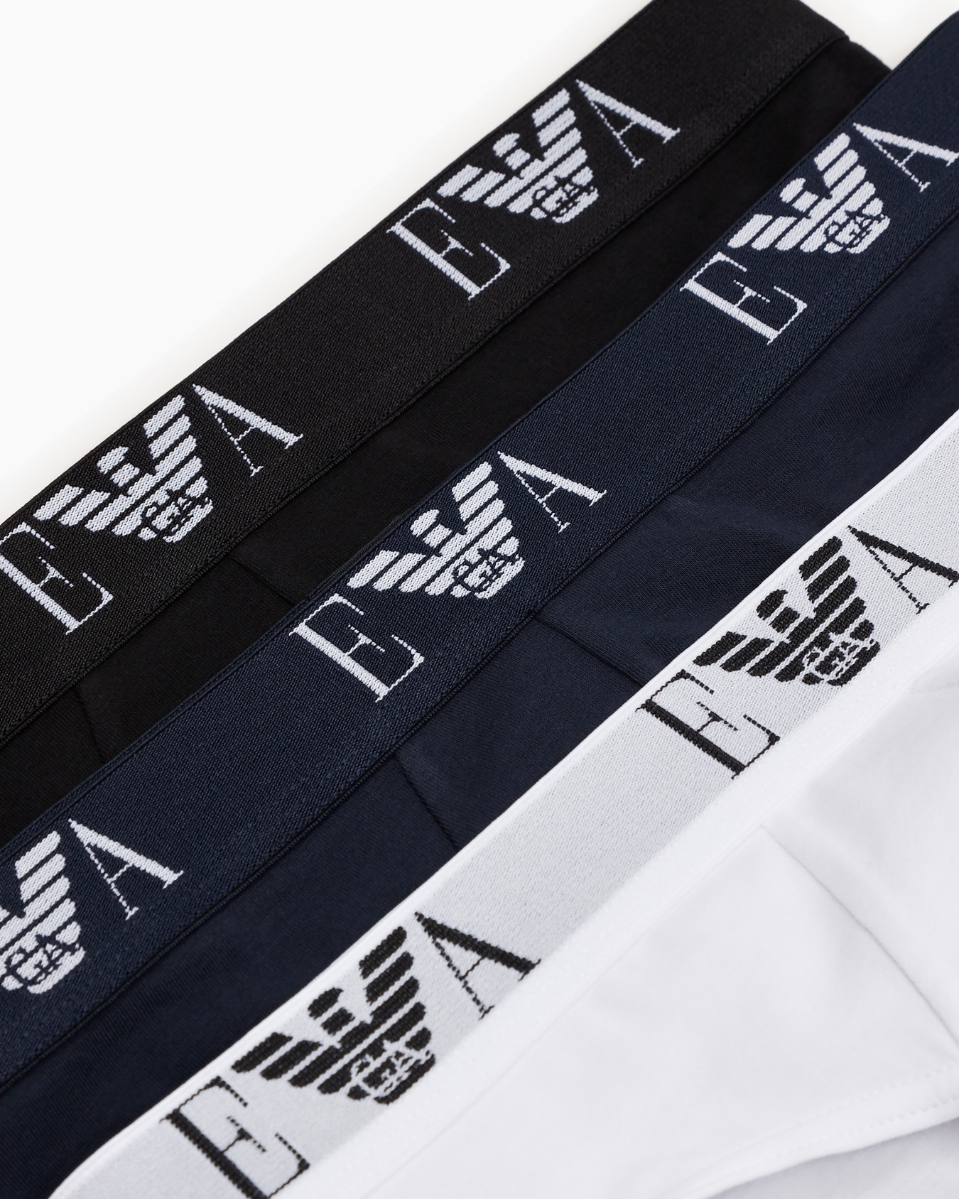 Three-pack of briefs with essential monogram logo Slide 3