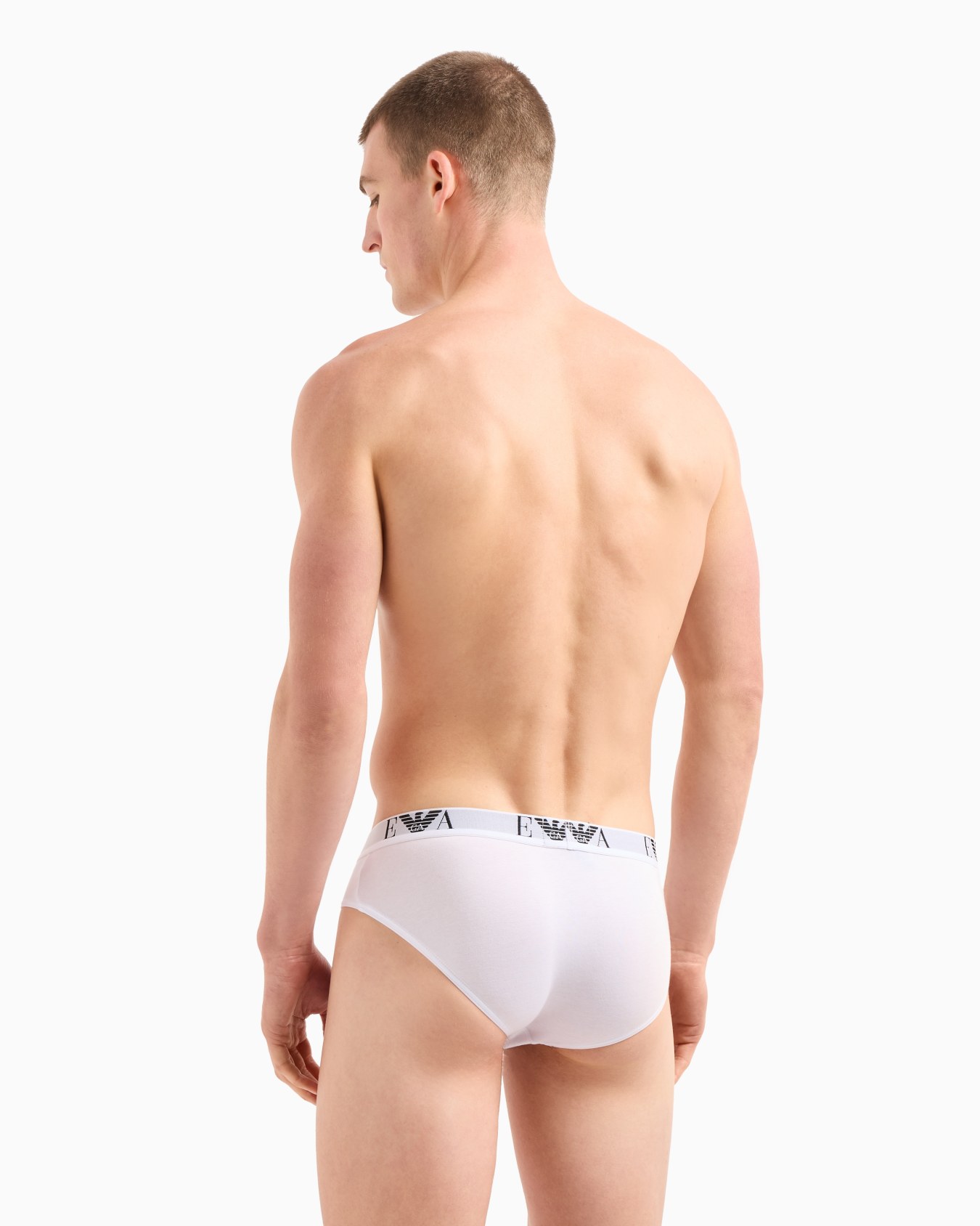 Three-pack of briefs with essential monogram logo Slide 2