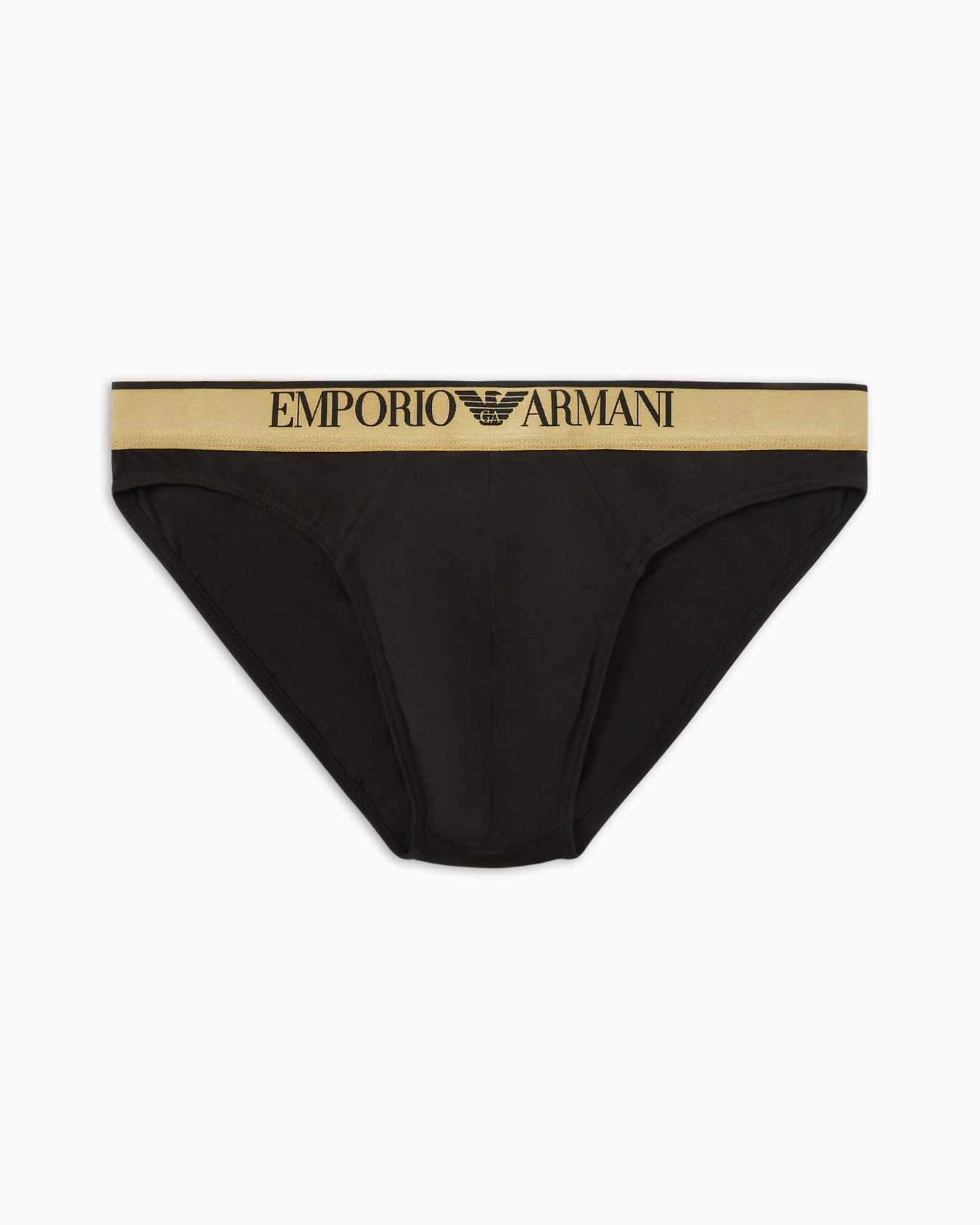 Shiny logoband elasticated waist briefs Slide 0