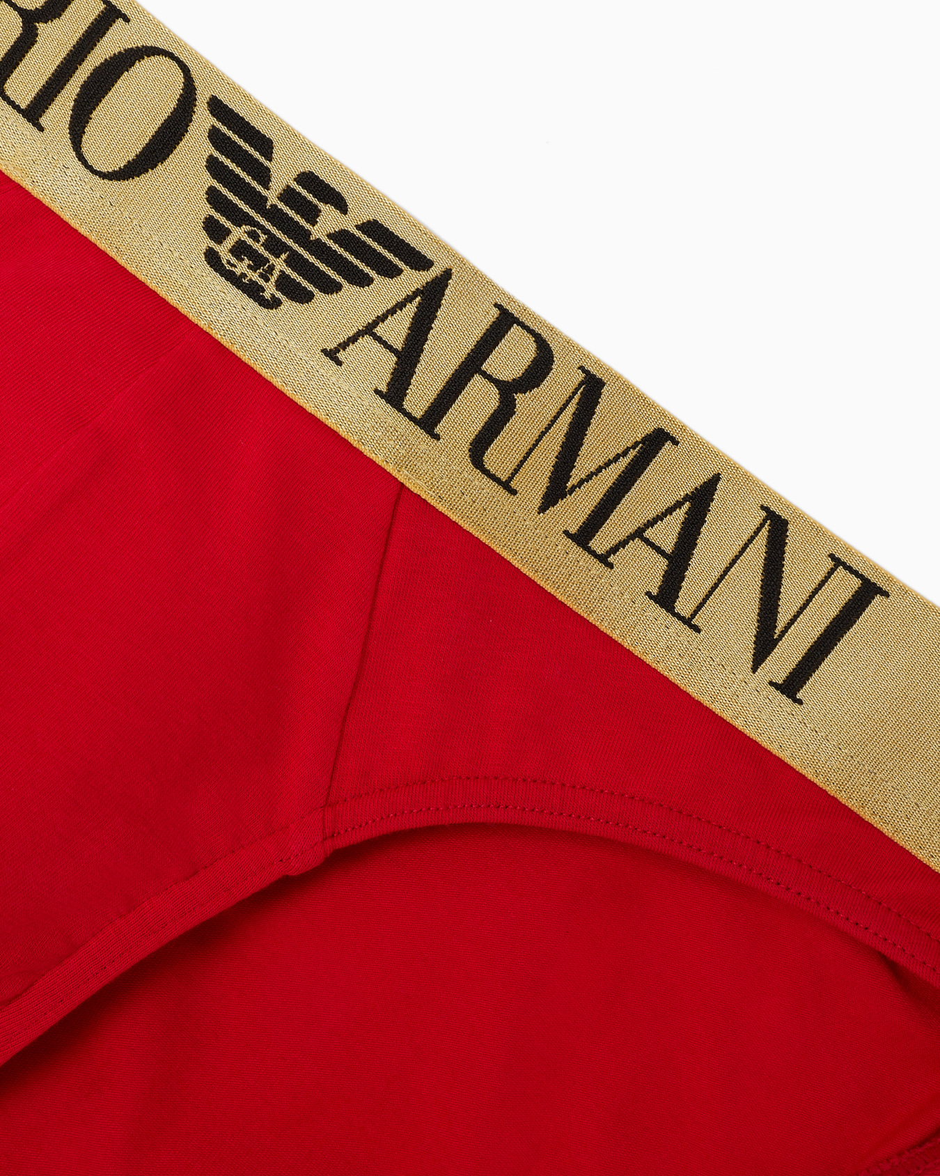 Shiny logo elasticated-waist briefs Slide 3