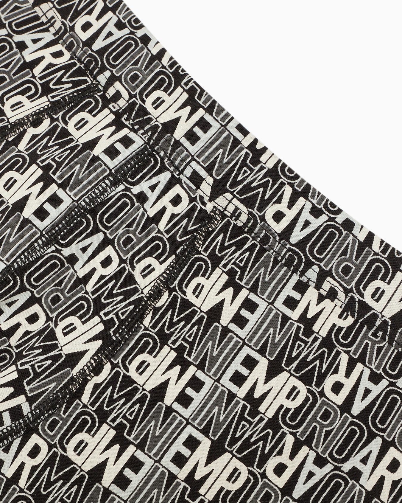 Boxer briefs with all-over logo lettering Slide 3