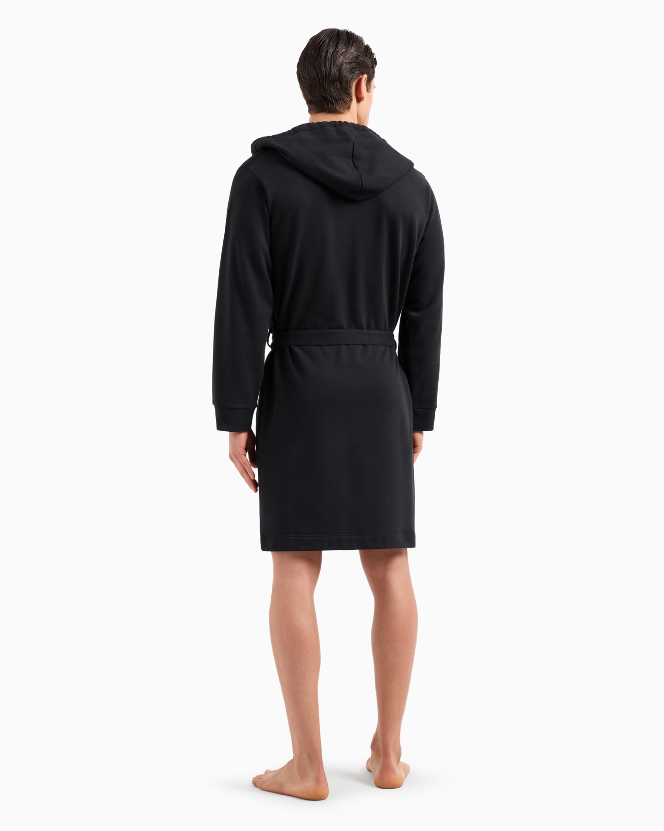Iconic French terry hooded robe Slide 2