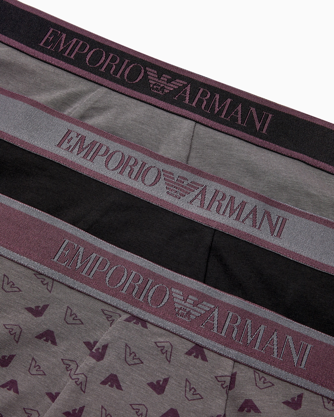 Three-pack of boxer briefs with core logo waistband Slide 3