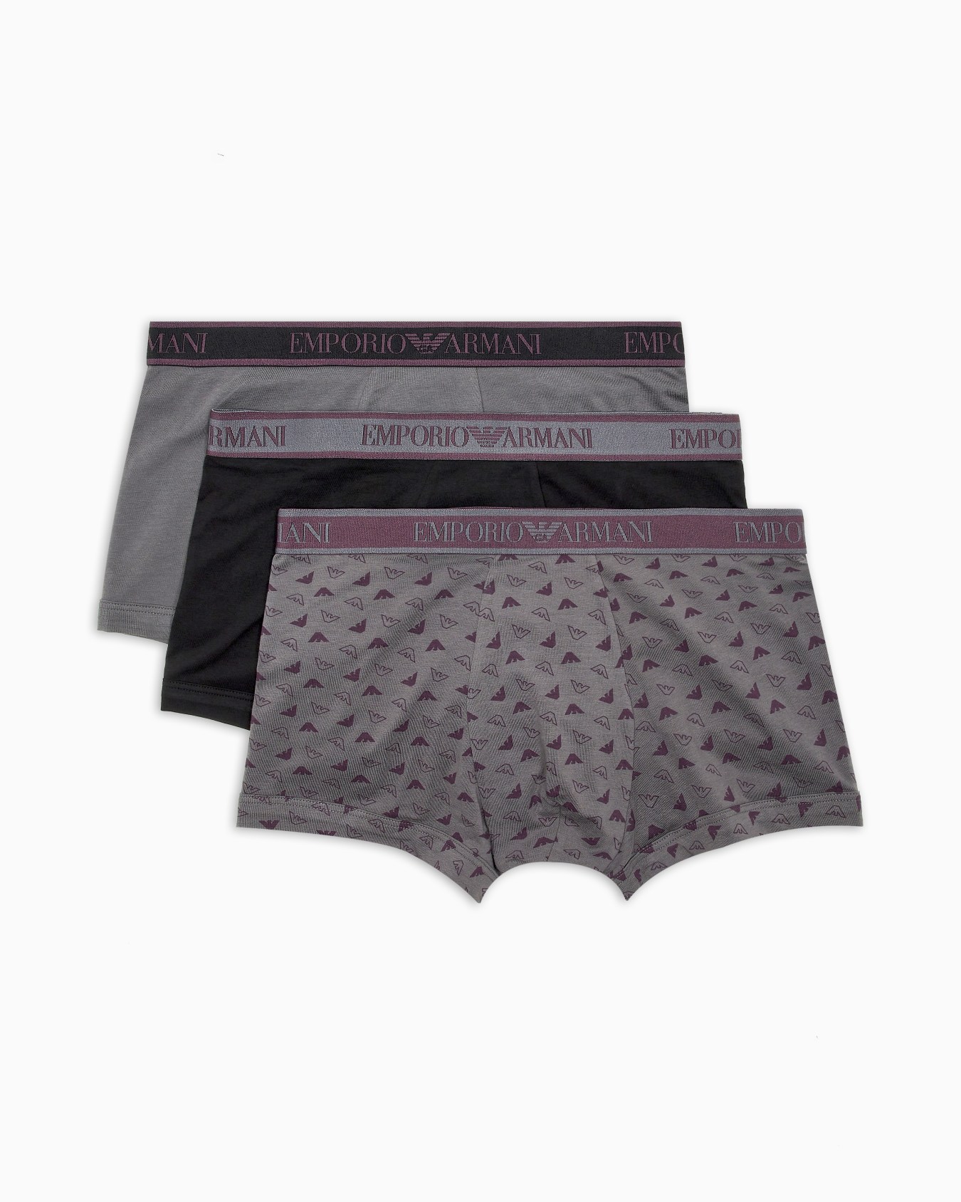 Three-pack of boxer briefs with core logo waistband Slide 0
