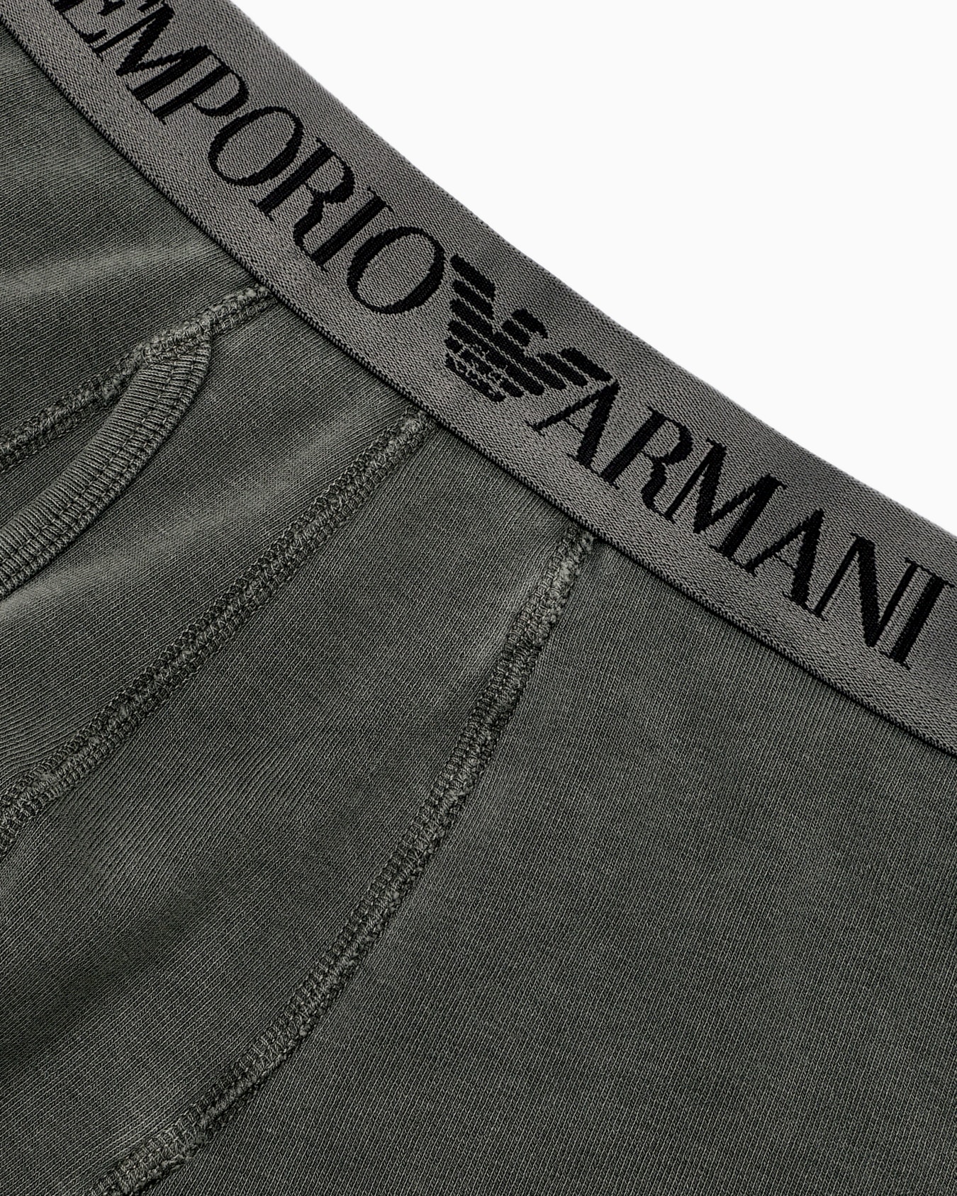 Eng anliegende Boxershorts aus stückgefärbter, gerippter Baumwolle Folie 3