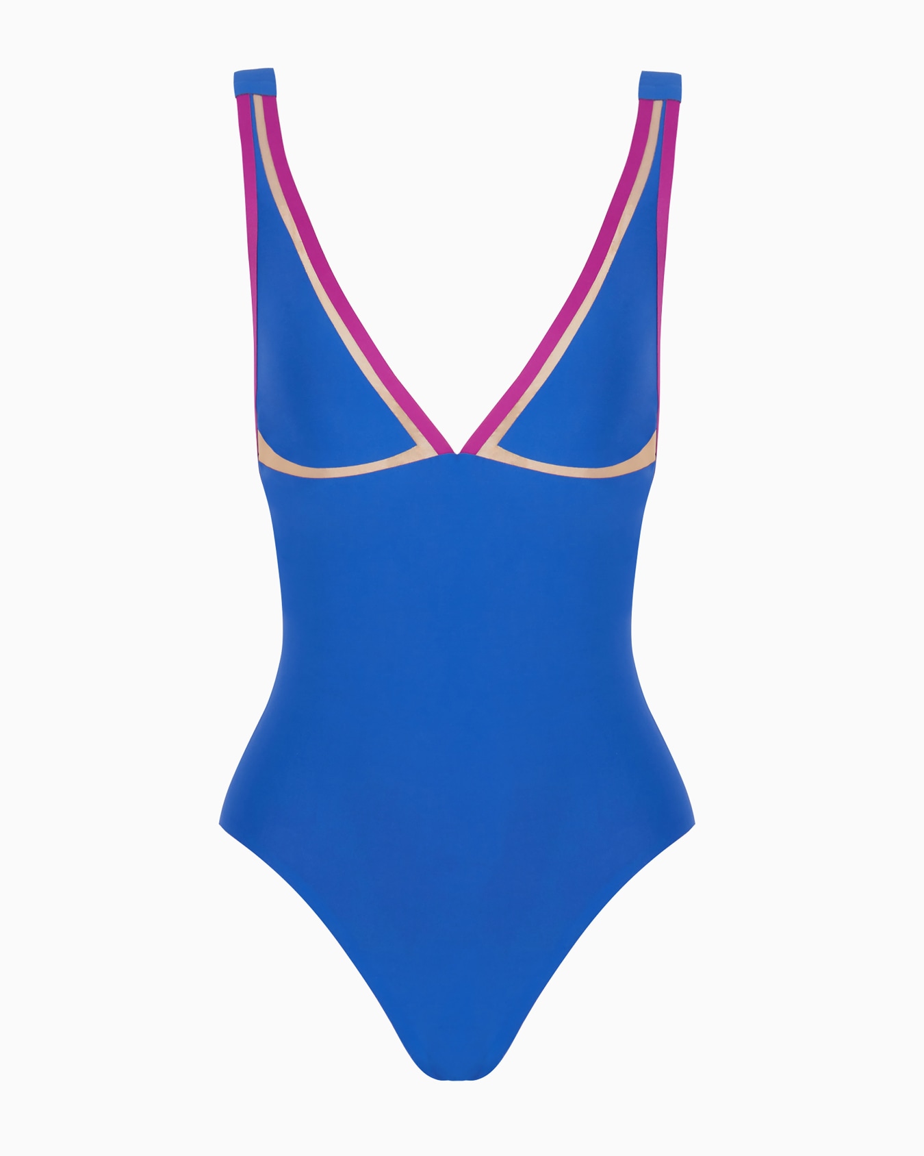 Costume intero con dettagli in tulle Slide 0