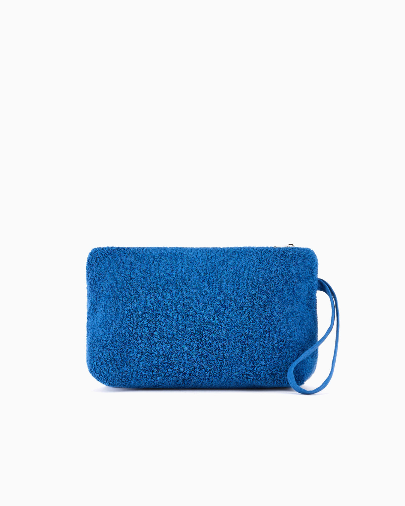 Cotton terry clutch bag Slide 1