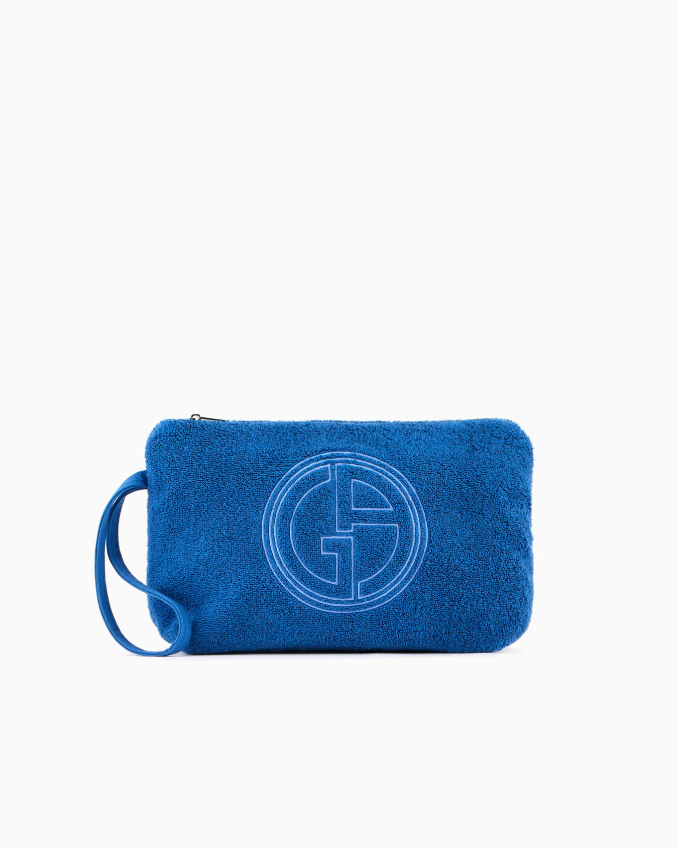 Cotton terry clutch bag Slide 0