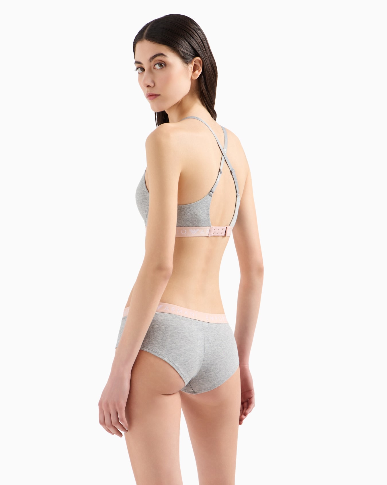 Culotte de algodón orgánico con banda con logotipo Iconic ASV Diapositiva 2