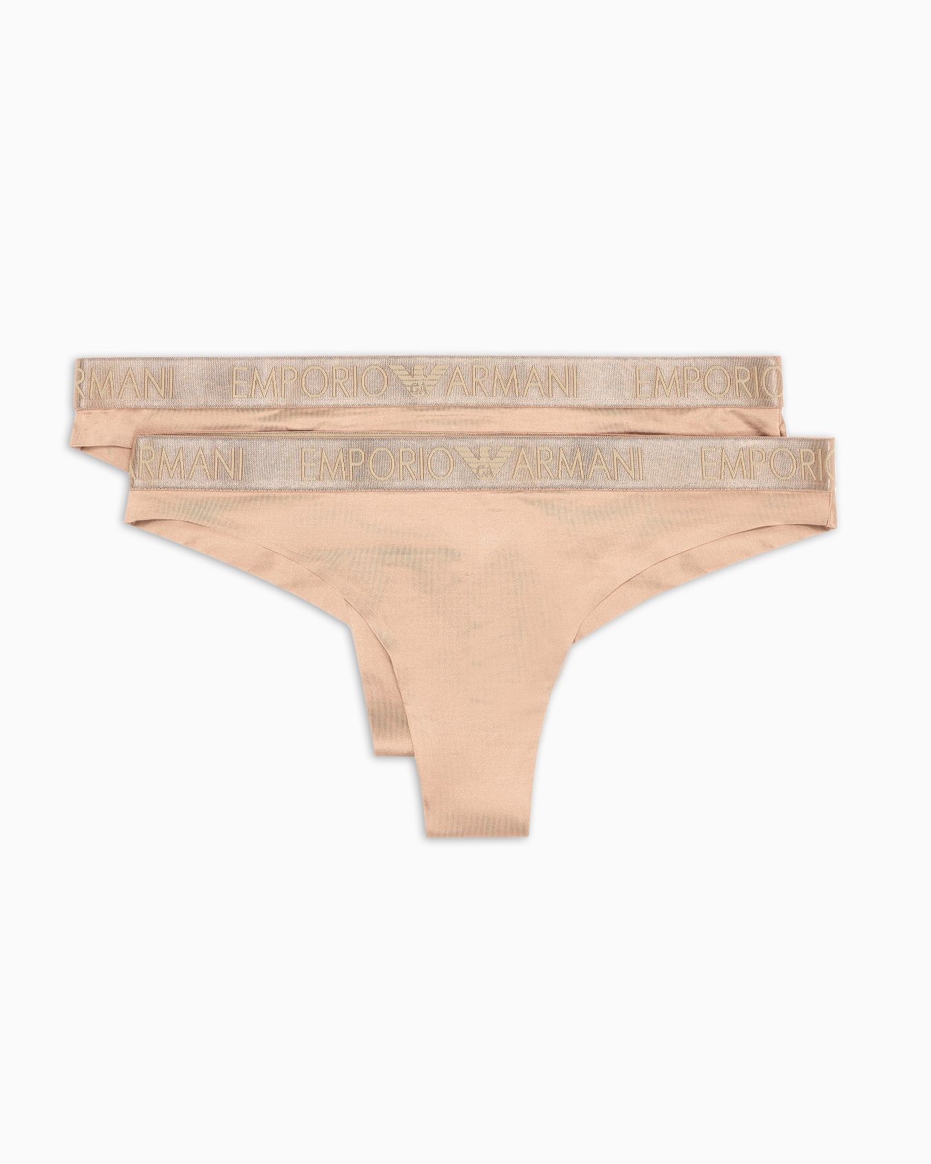 Two-pack of ASV Iconic recycled-microfibre Brazilian briefs Slide 0