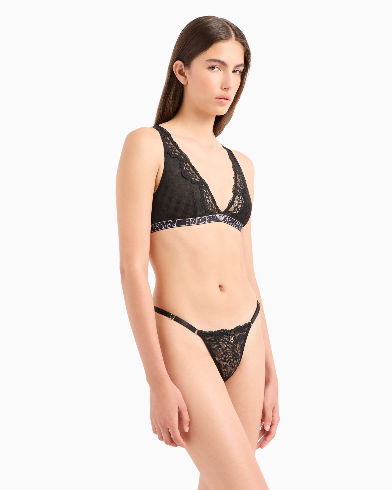 ASV Eternal Lace recycled lace thong Slide 1