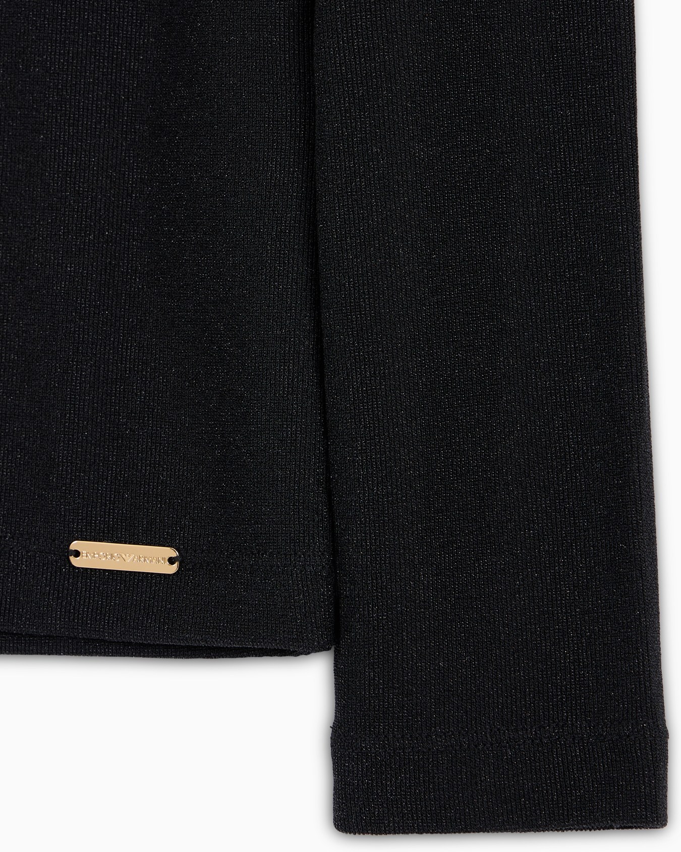 Mock-neck loungewear jumper in Lurex knit Slide 3