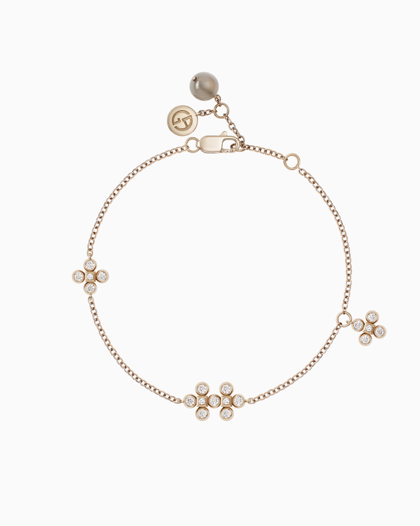 18k gold and diamond Gioia bracelet Slide 0