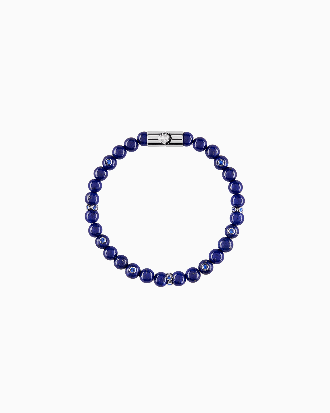 Bracciale Firmamento in oro bianco 18 kt zaffiri e lapis Slide 0