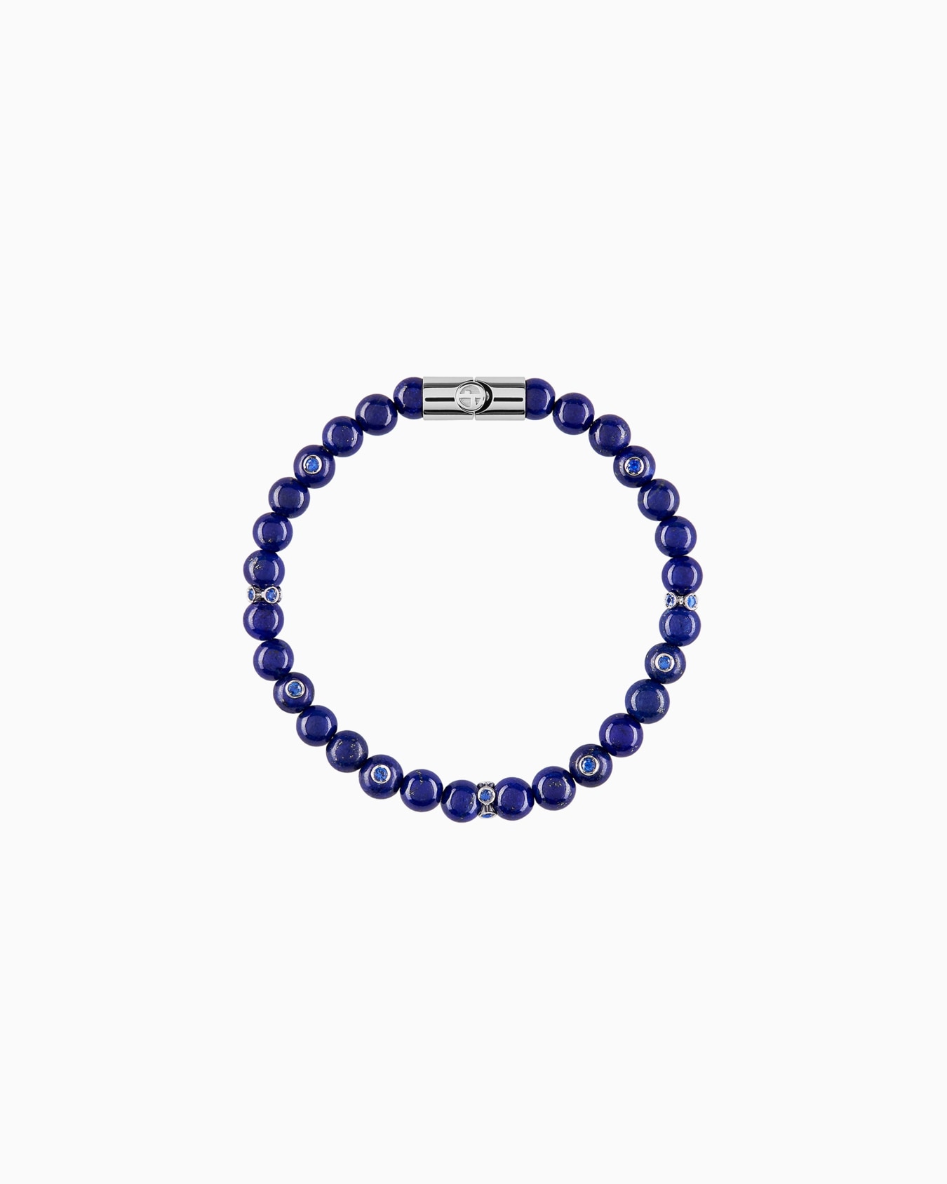 18K white-gold, sapphire and lapis-lazuli Firmamento bracelet Slide 0