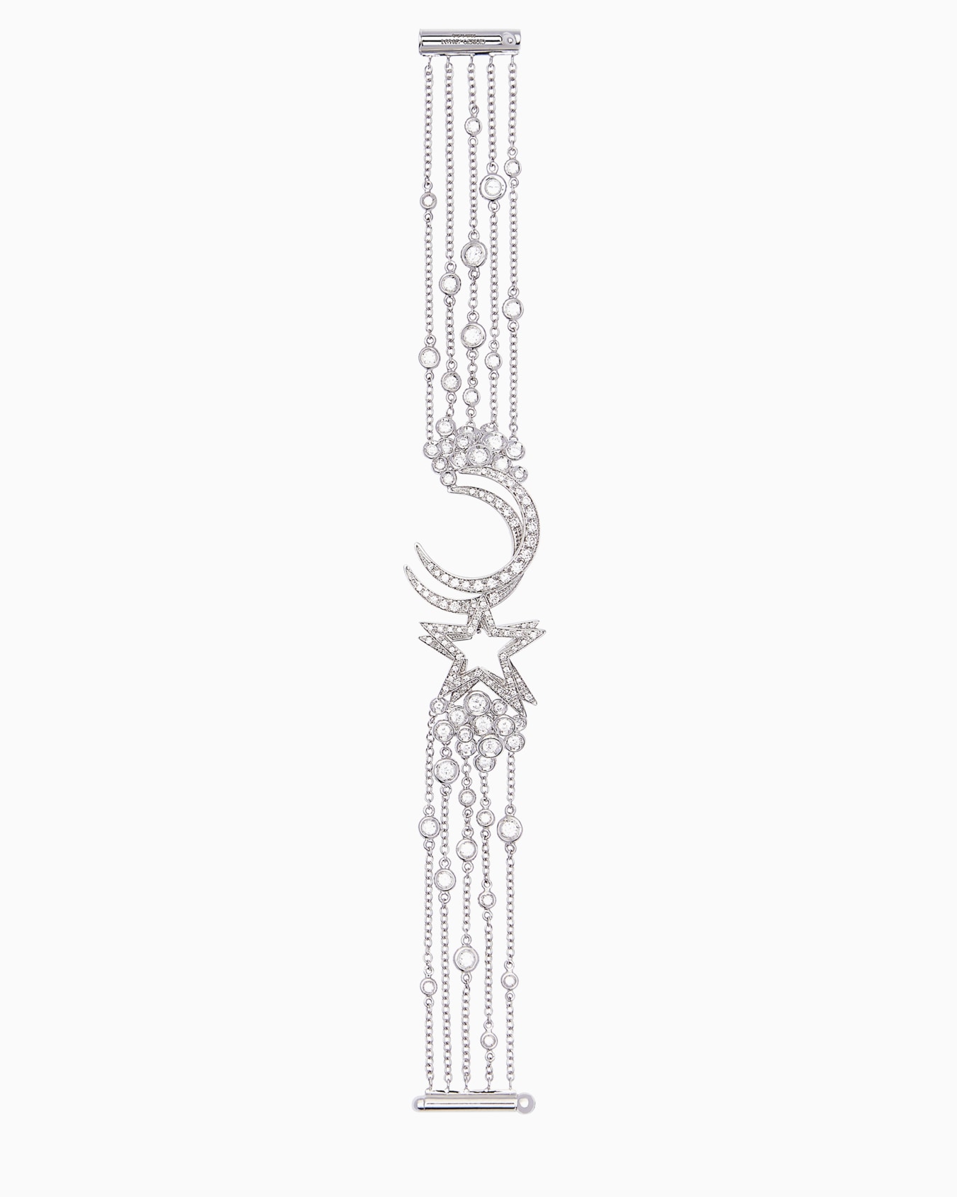 18K white-gold, diamond Firmamento bracelet Slide 0