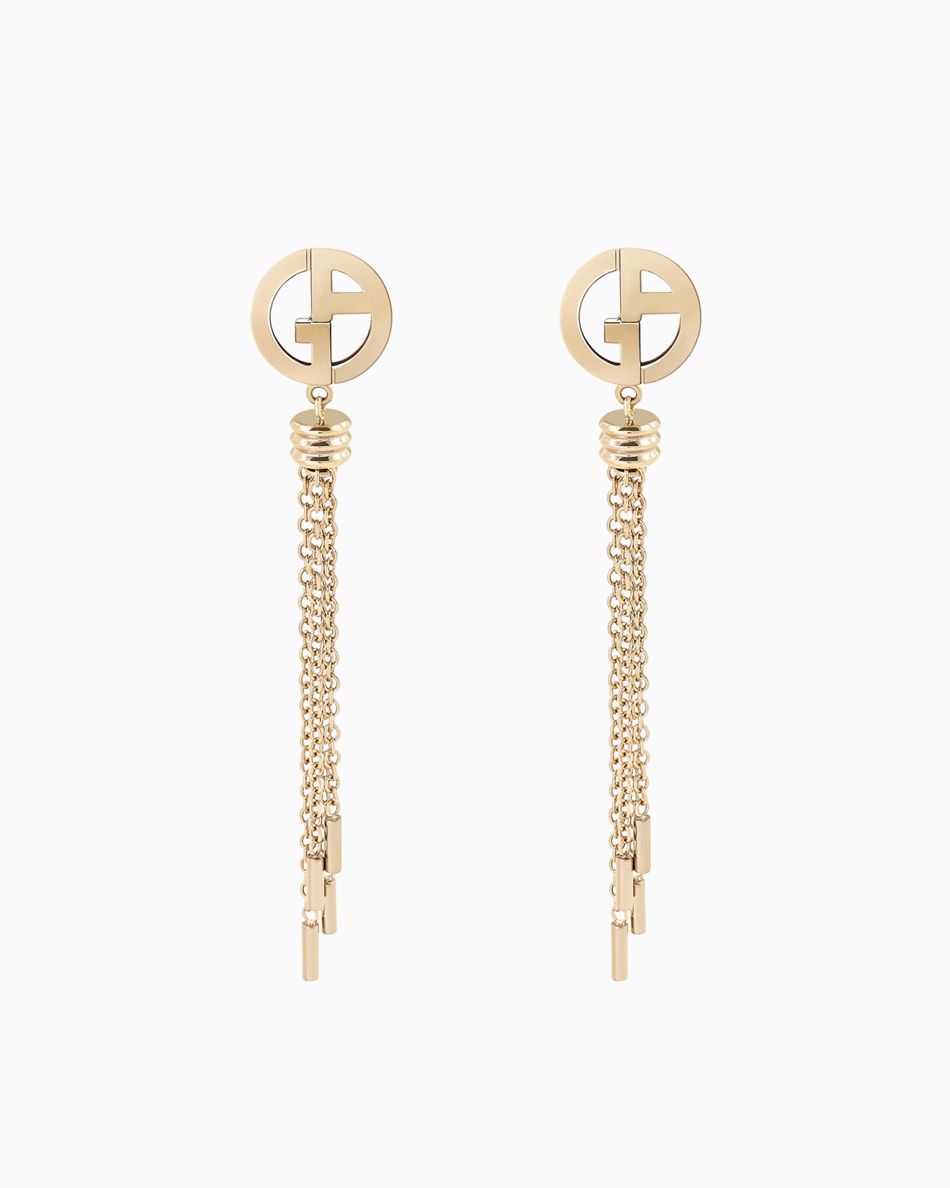 Fringed, 18K gold Borgonuovo earrings Diapositiva 0