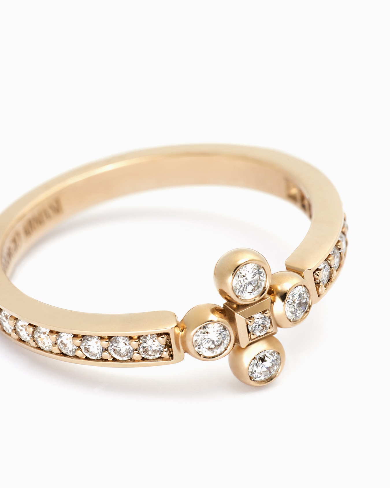 18k gold and diamond Gioia ring Slide 1