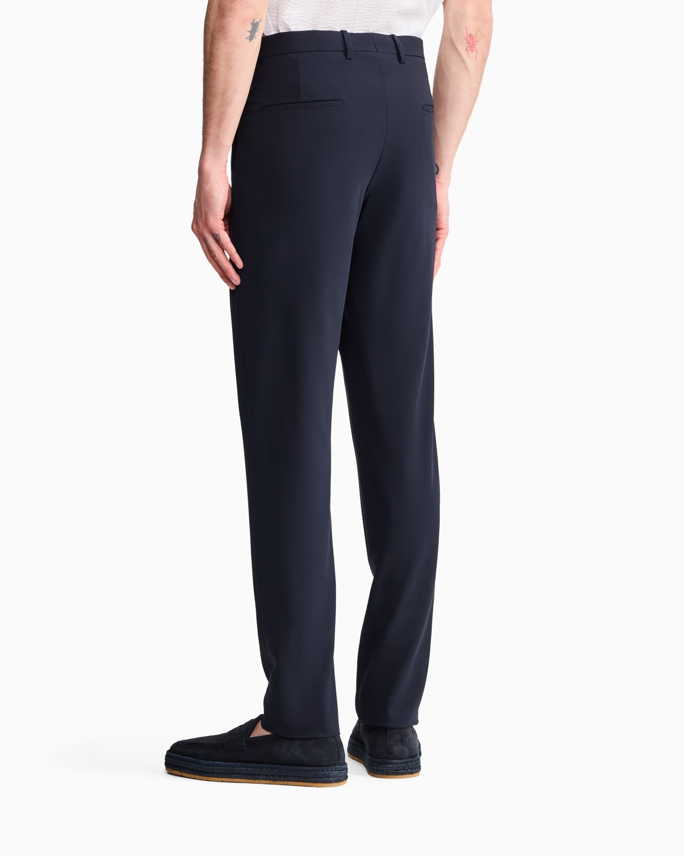 Pantalon en toile de laine bistretch Diapositive 5