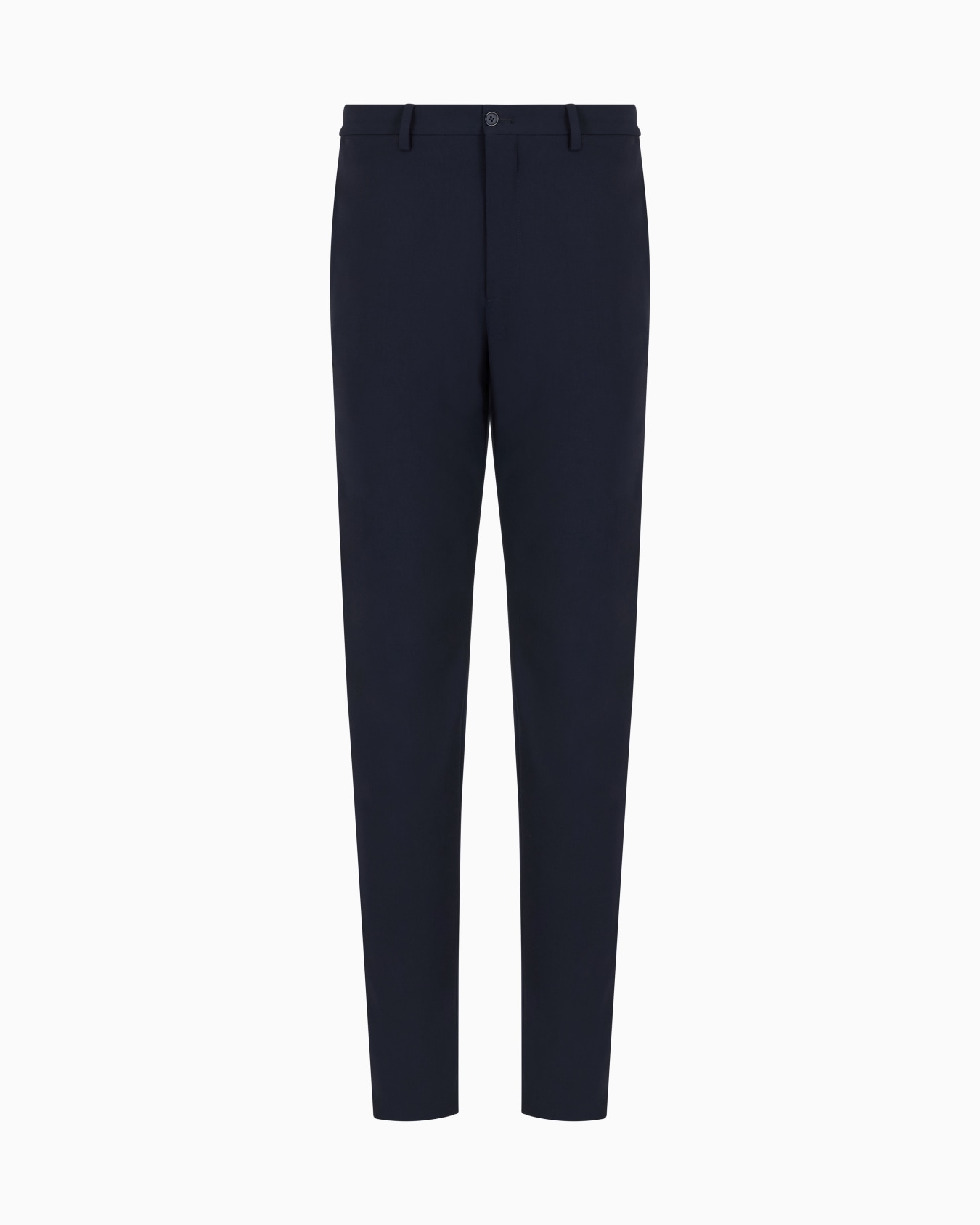 Pantaloni in tela di lana bistretch Slide 0
