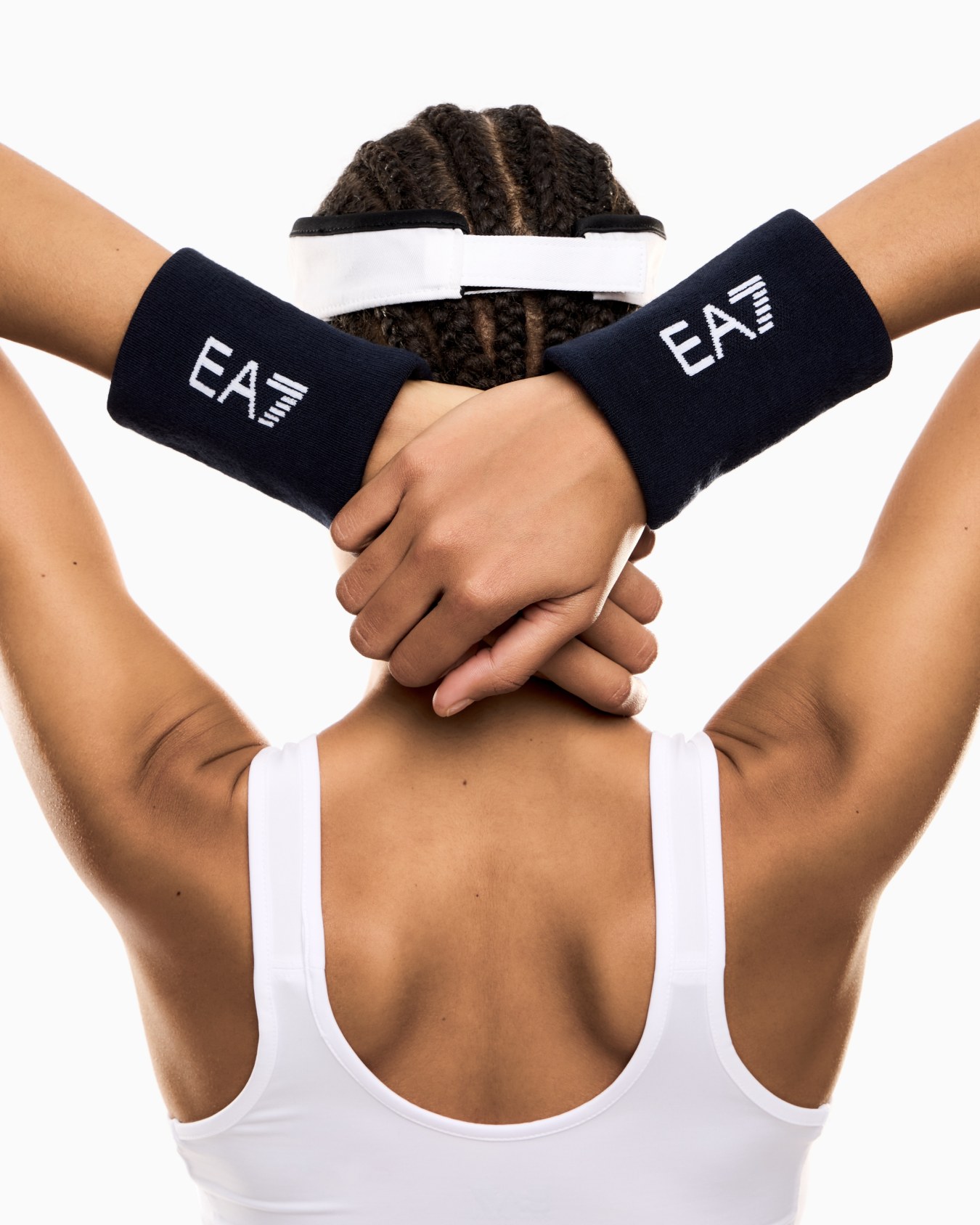 Serre-poignets Tennis Pro en mélange de coton stretch Diapositive 3