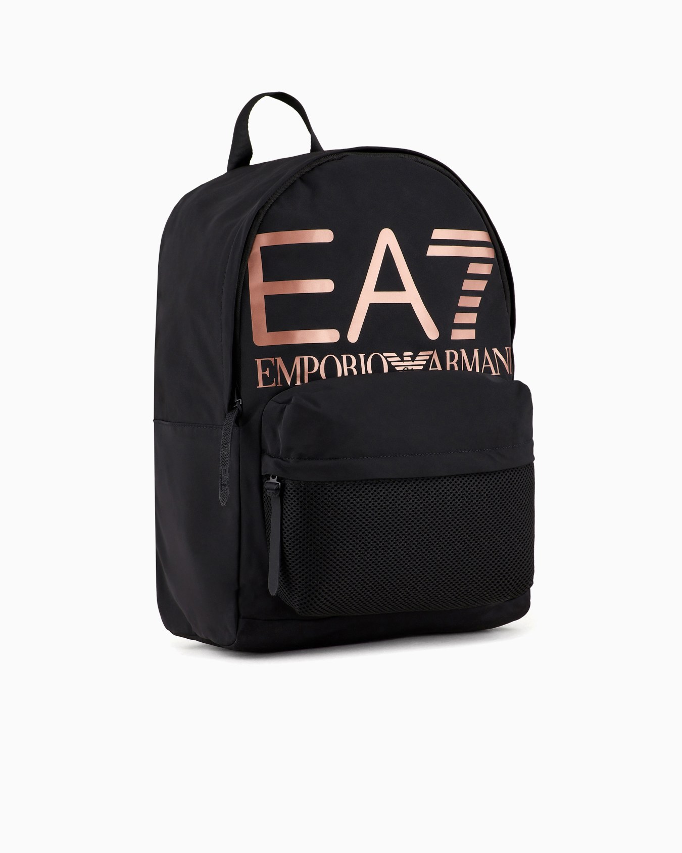 Technical-fabric backpack with oversized logo Slide 1