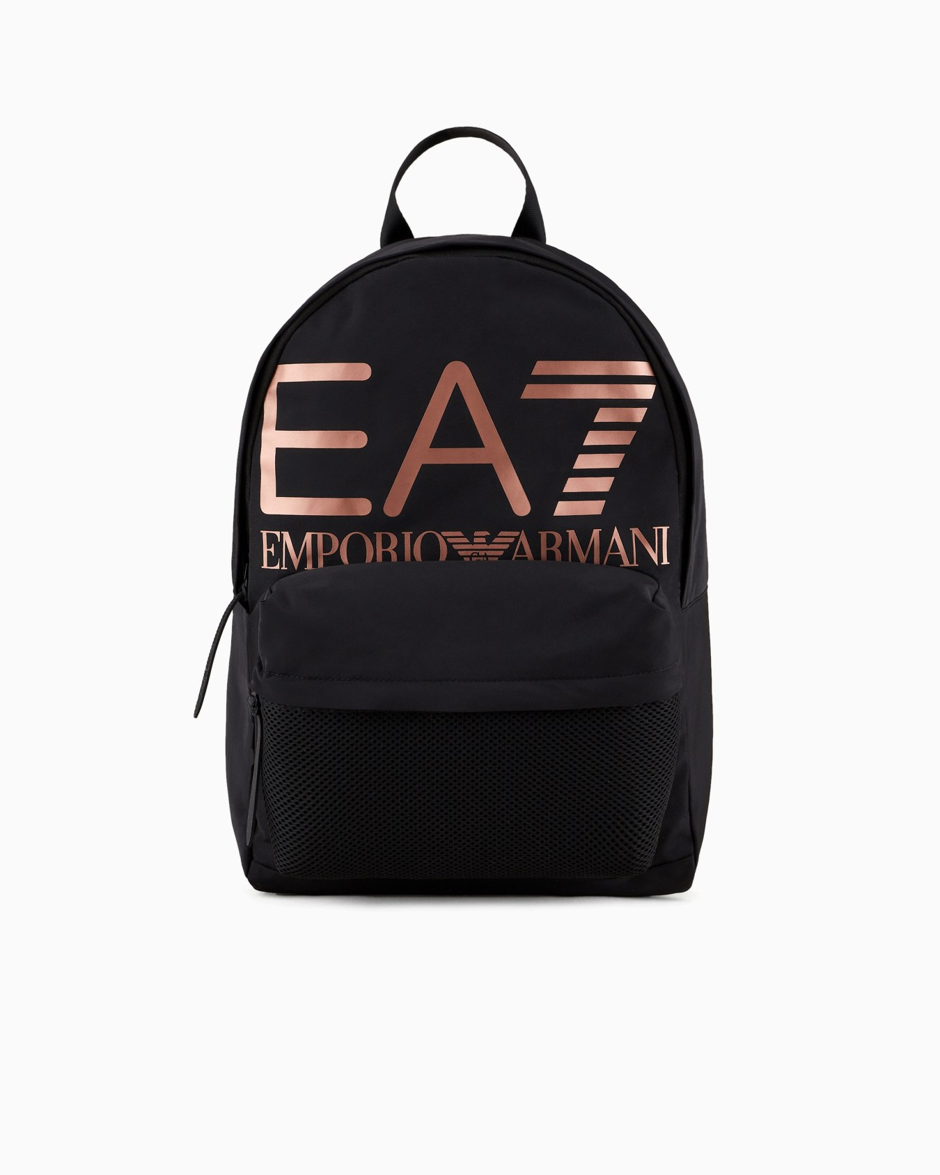 Technical-fabric backpack with oversized logo Slide 0