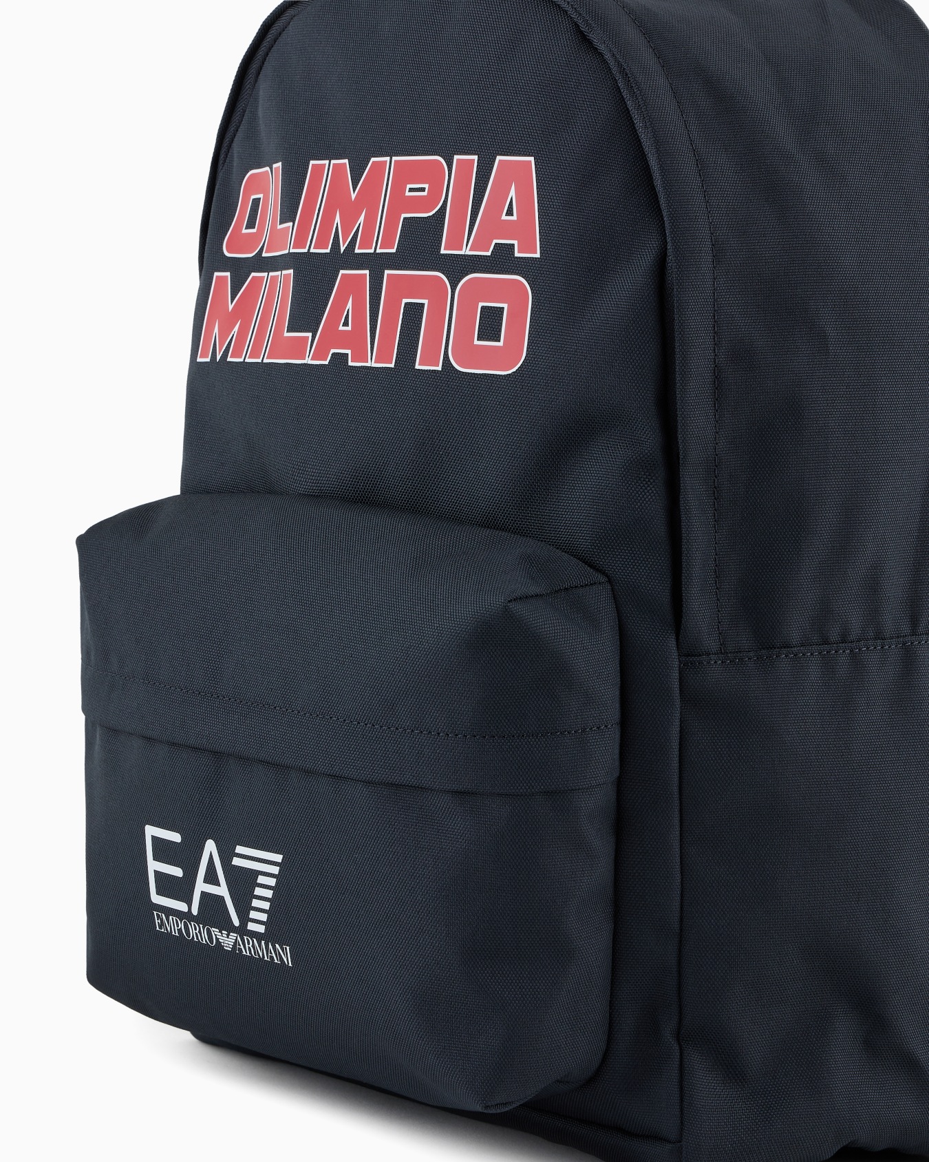 Olimpia Milano Sac à dos rond en tissu technique Diapositive 4
