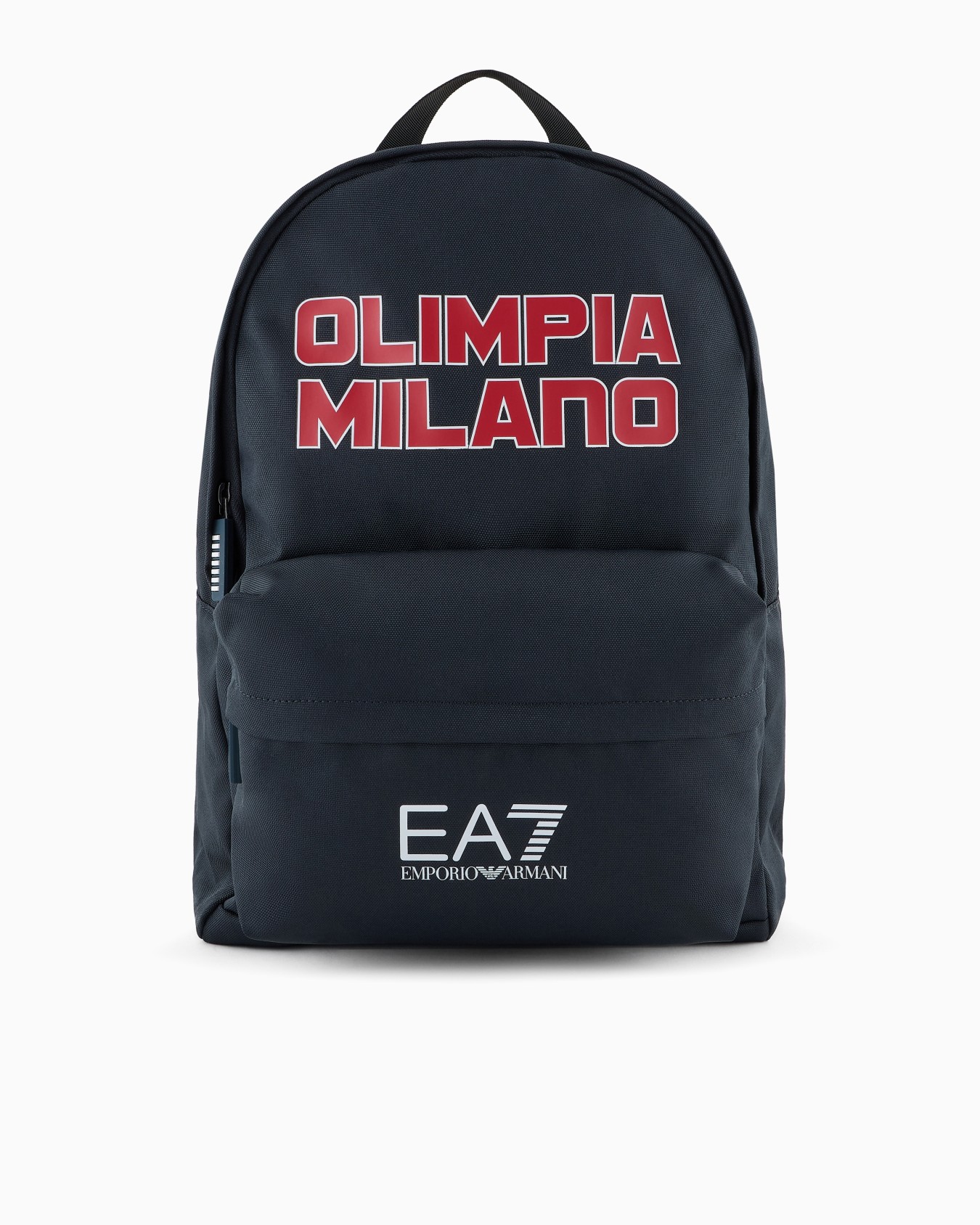 Olimpia Milano Sac à dos rond en tissu technique Diapositive 0