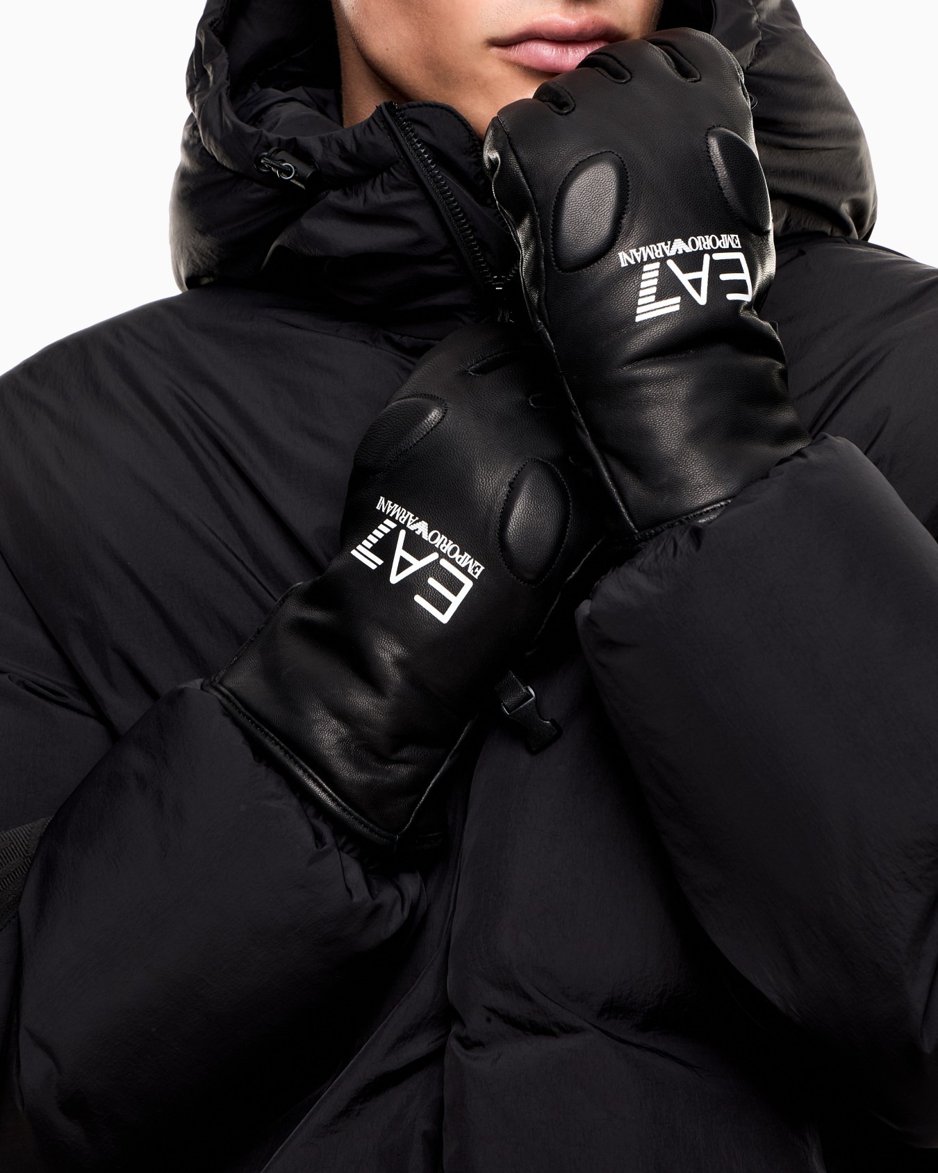 Technical leather ski gloves Slide 2