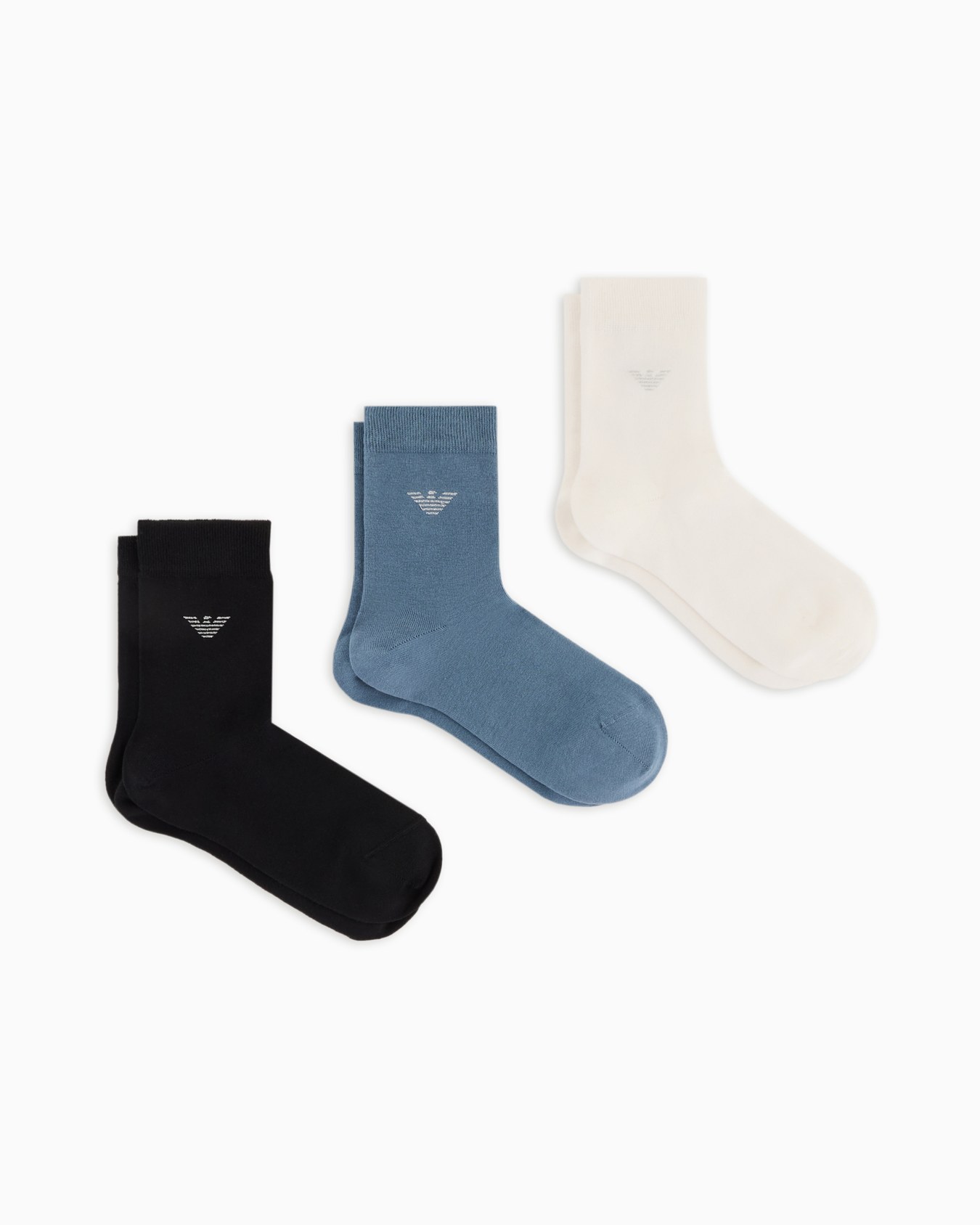 Lot de 3 paires de chaussettes en coton avec aigle lurex Diapositive 0