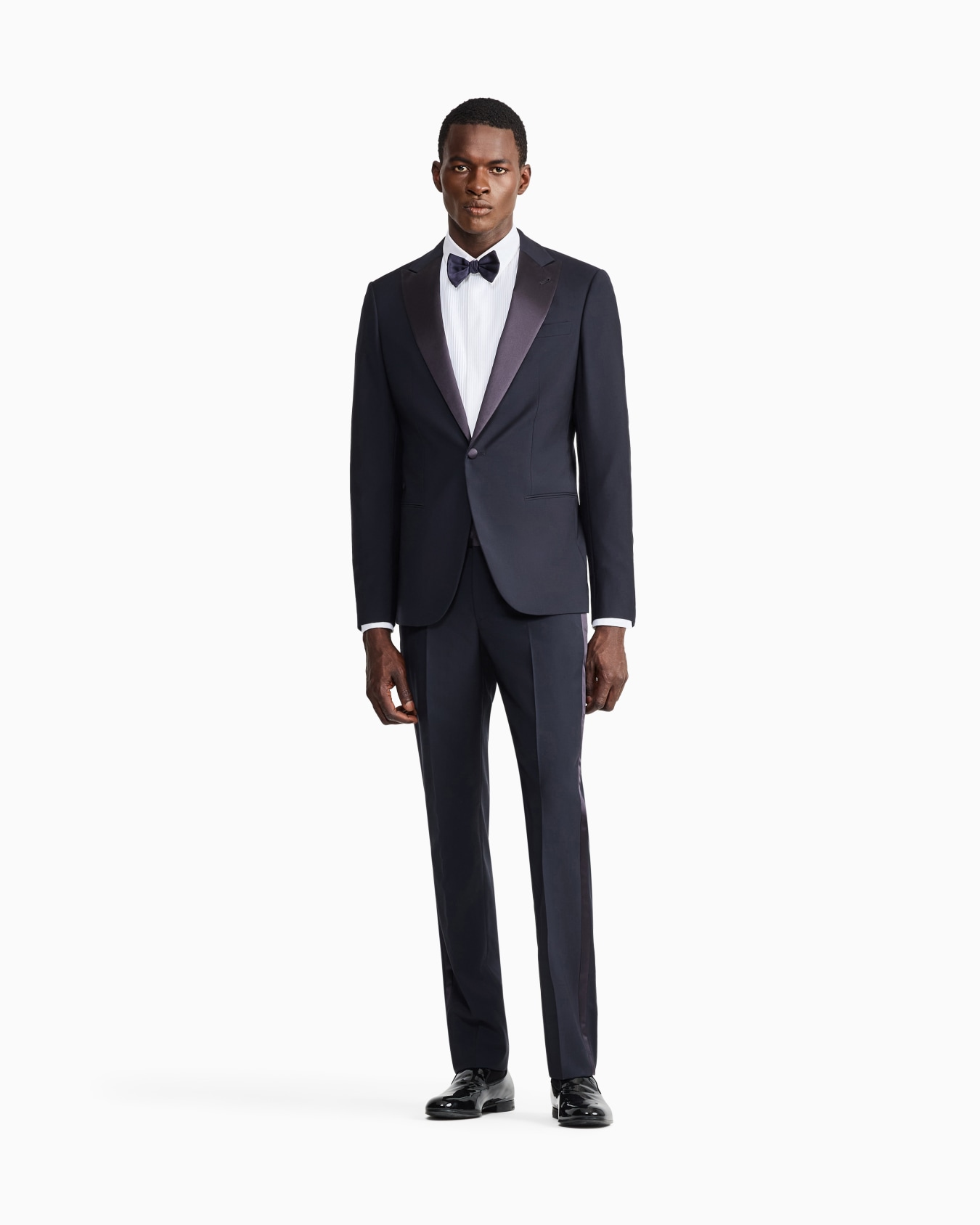 Pure wool, half-canvassed, slim-fit tuxedo from the Soho line Slide 1