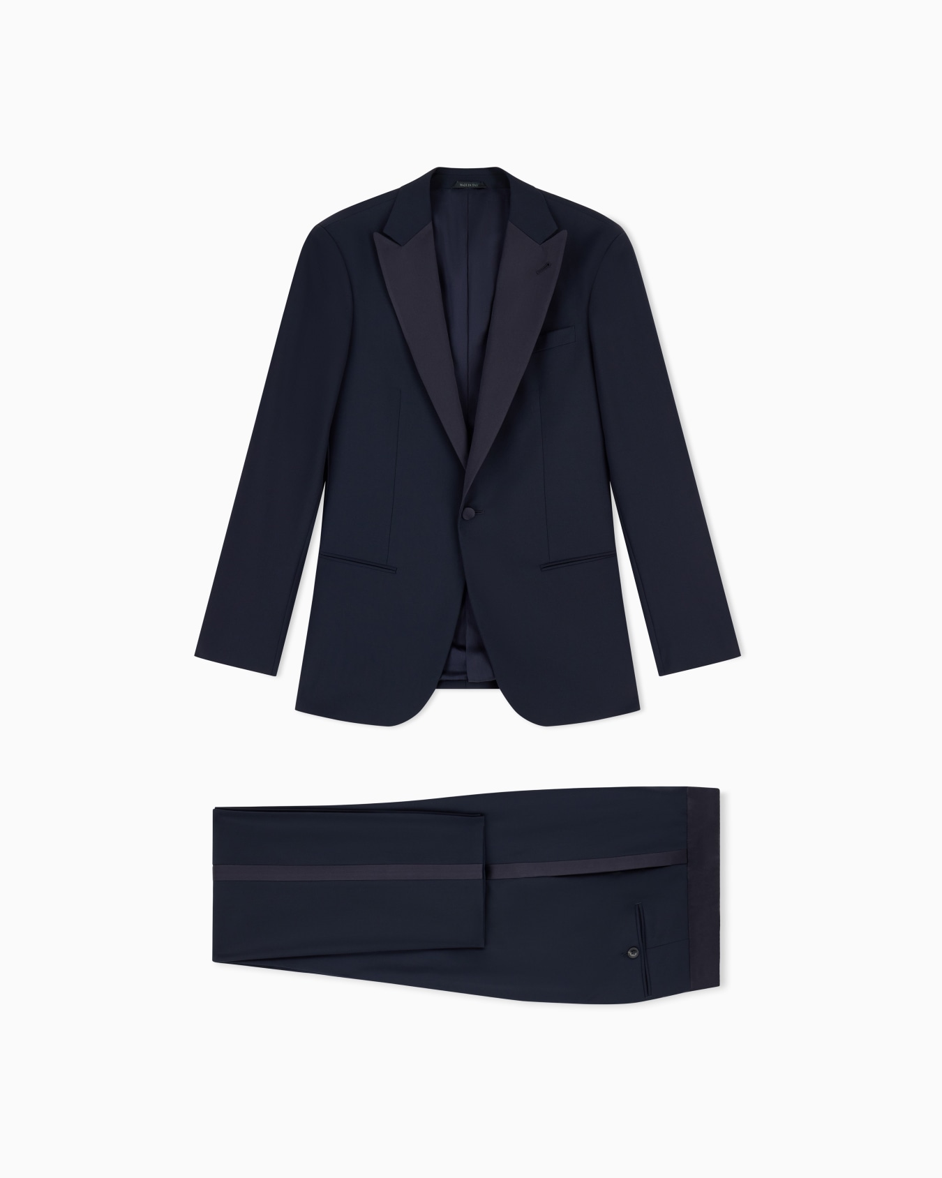Pure wool, half-canvassed, slim-fit tuxedo from the Soho line Slide 0