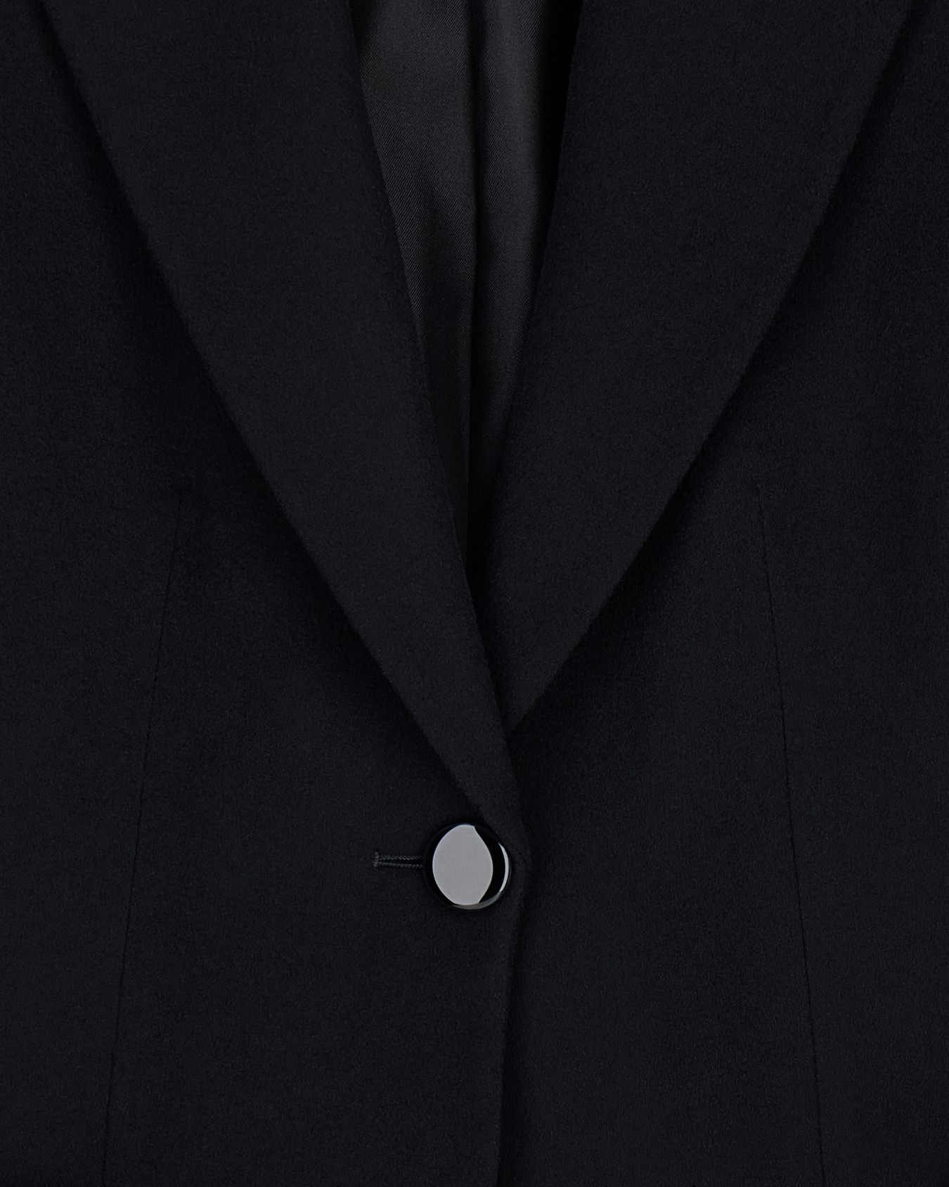 Single-breasted jacket in virgin wool and cashmere Slide 4