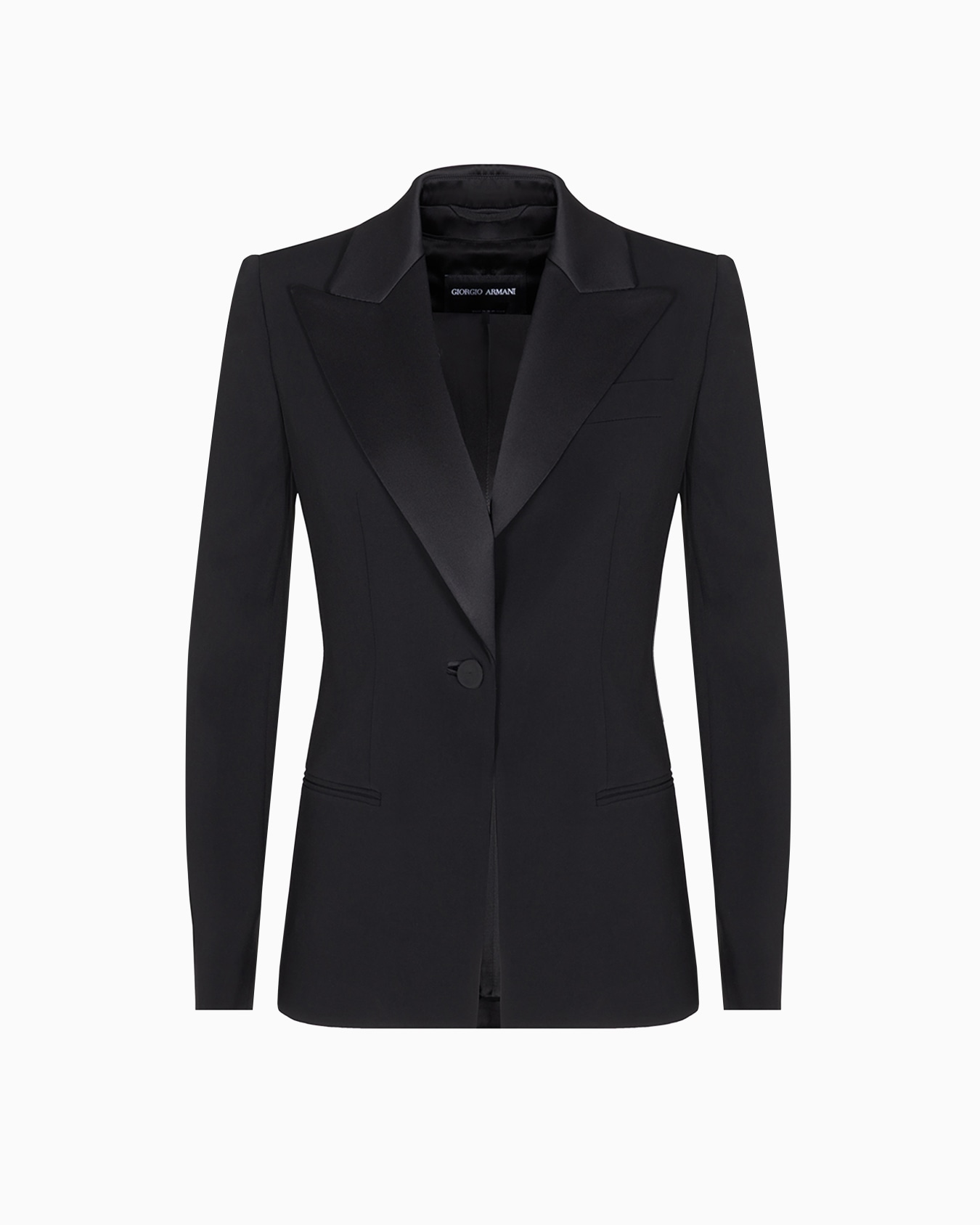 Giacca smoking in cady di viscosa Slide 0