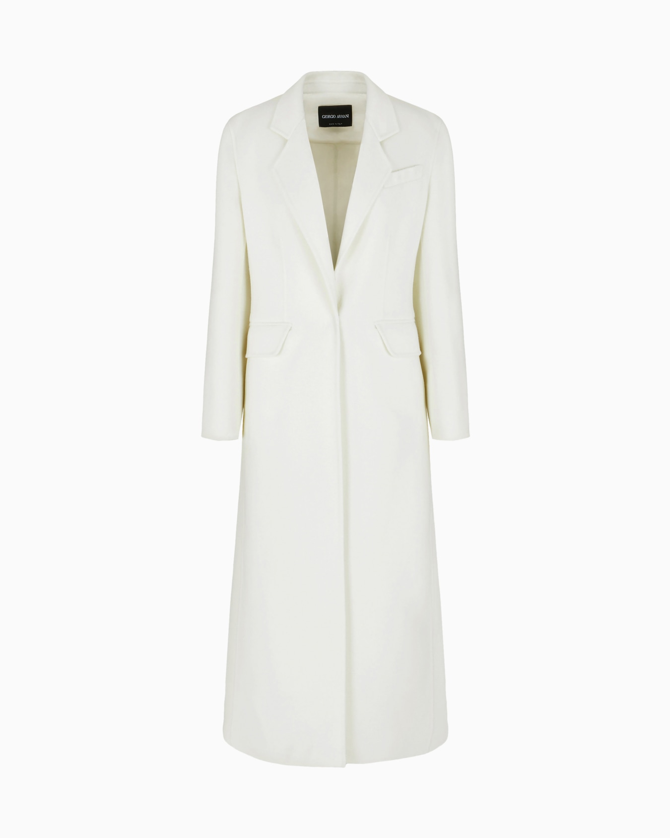 Manteau long en cachemire doublé Diapositive 0