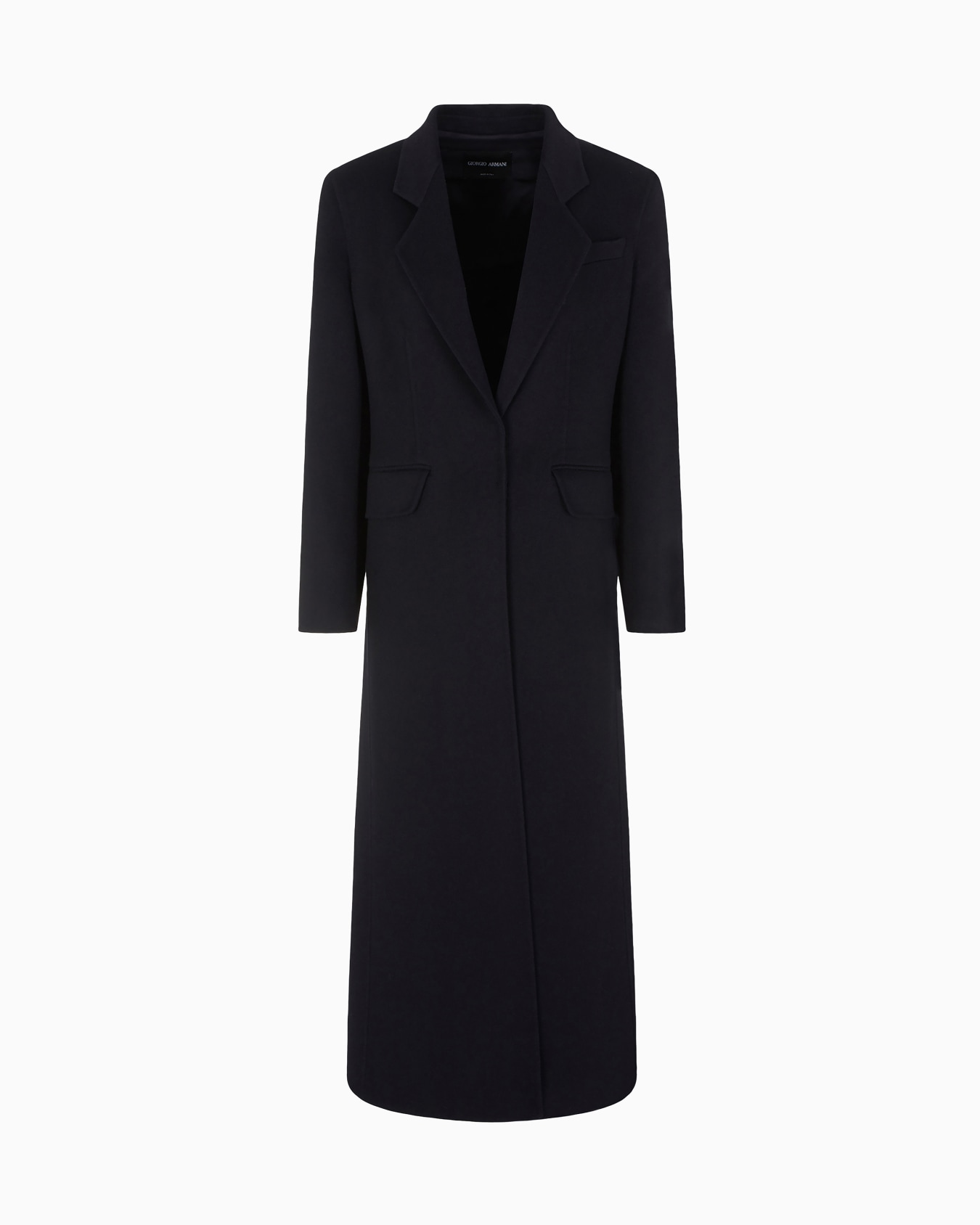 Manteau long en cachemire doublé Diapositive 0