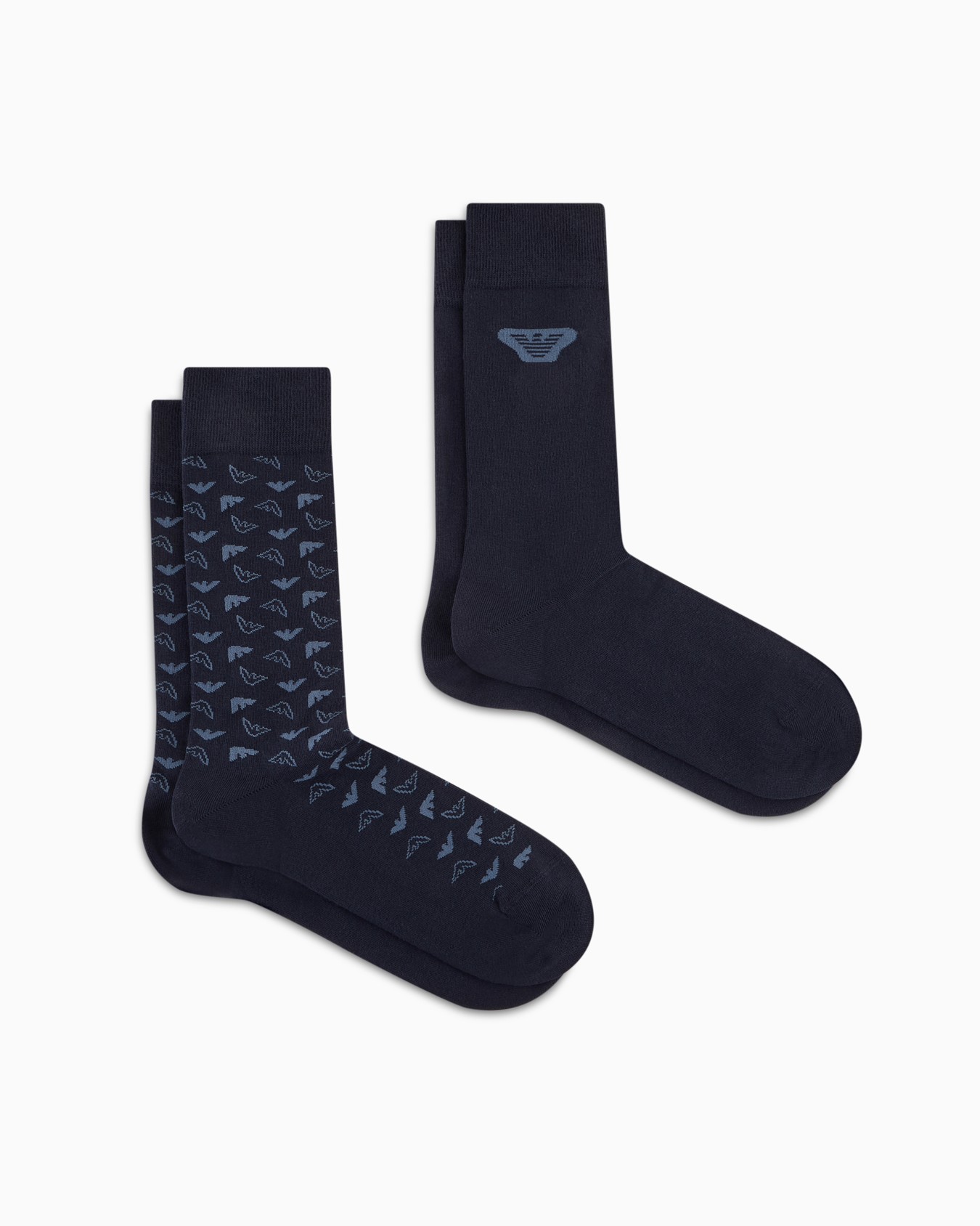Two-pack of socks with op-art jacquard pattern Slide 0