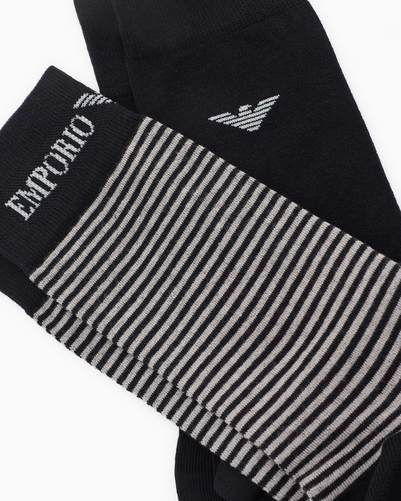 Paquete de dos pares de calcetines con motivo en tejido jacquard Diapositiva 1