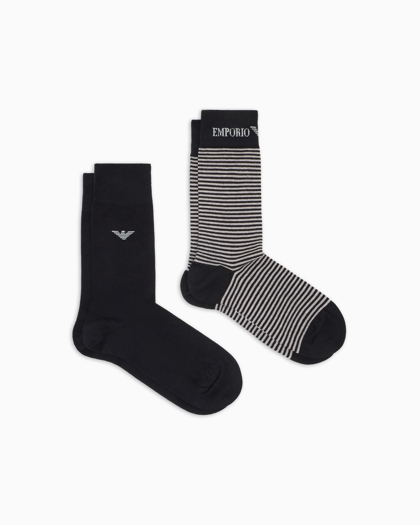 Paquete de dos pares de calcetines con motivo en tejido jacquard Diapositiva 0