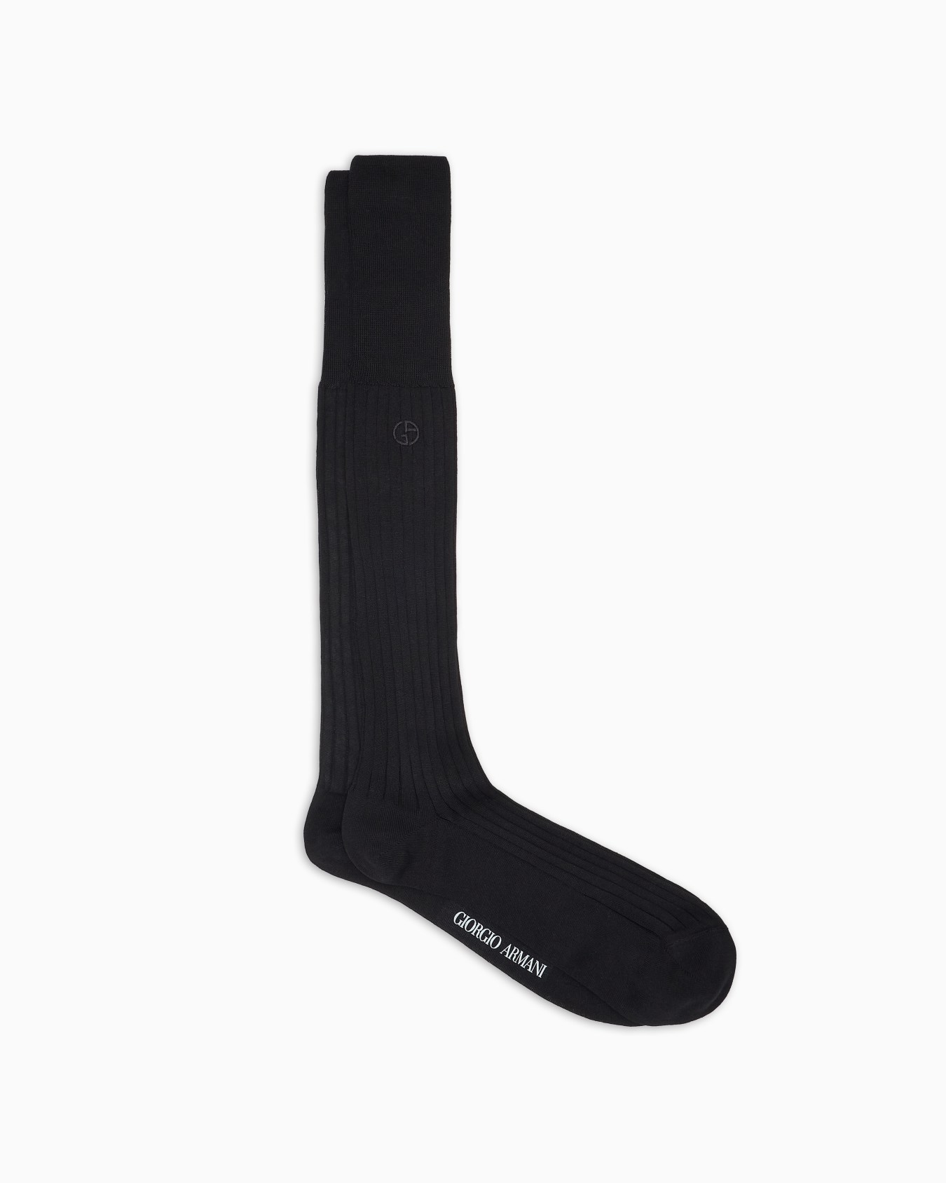 Long socks with embroidered logo Slide 0