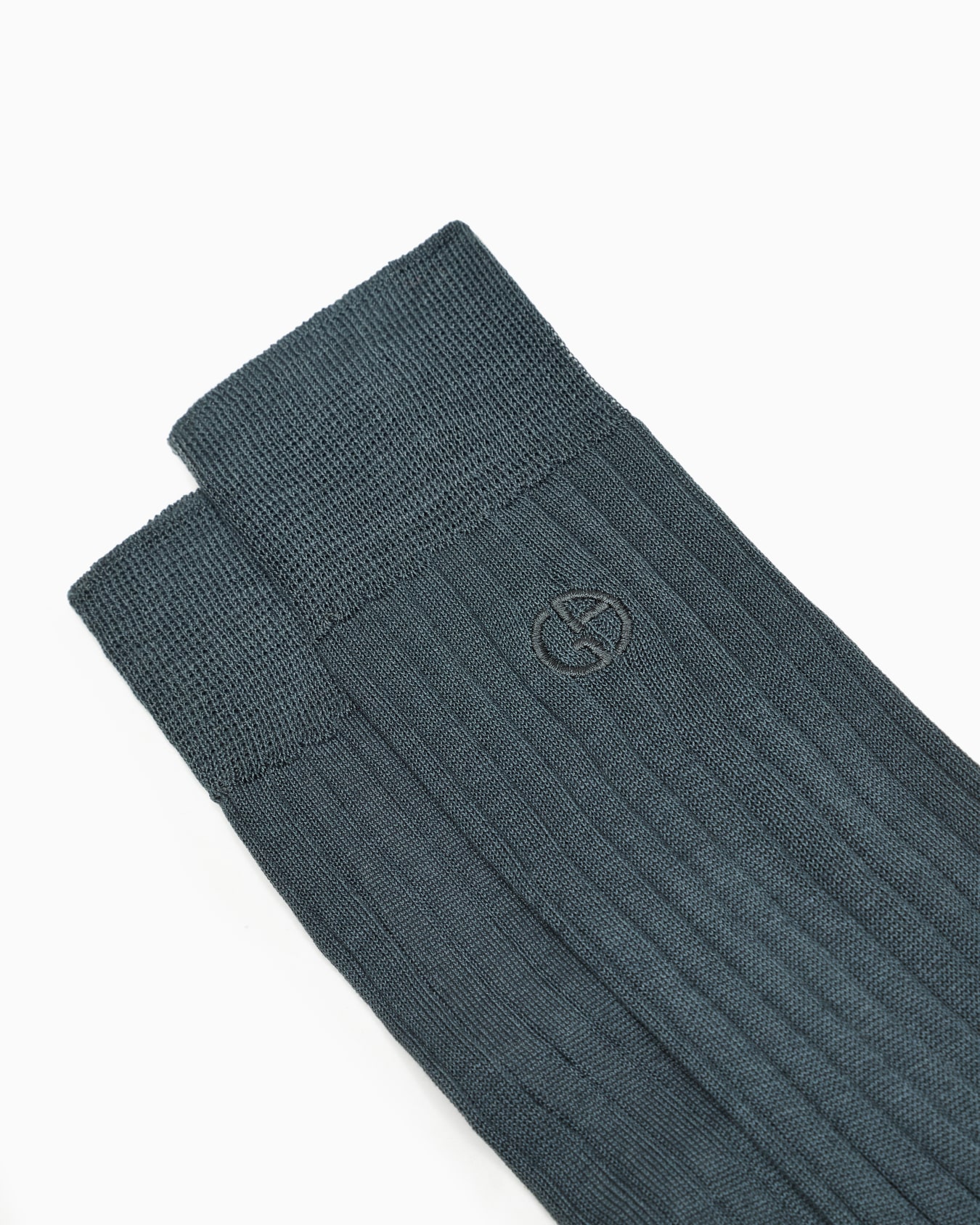 Short socks with embroidered logo Slide 1