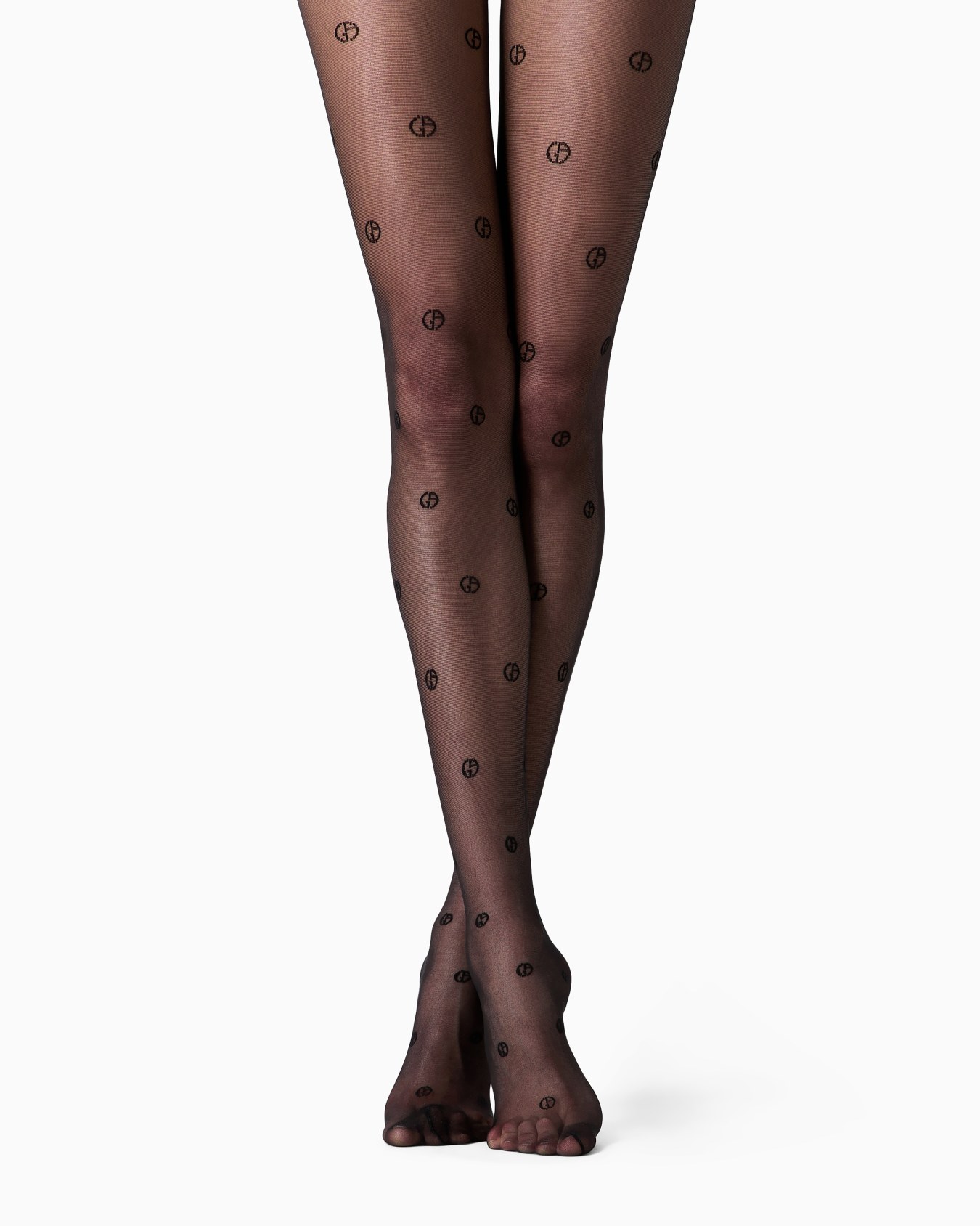 20-denier tights with GA motif Slide 0