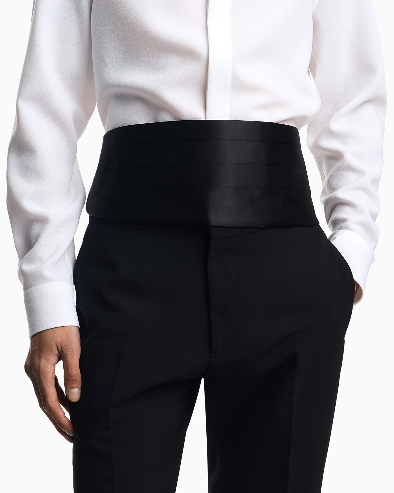 Pure silk tuxedo band Slide 2